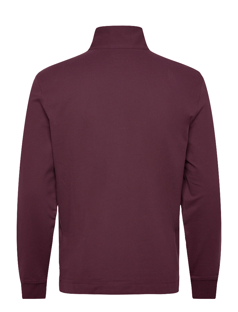 C.P. Company - Stretch Piquet Half-Zip - halfzip strik - potent purple - 1