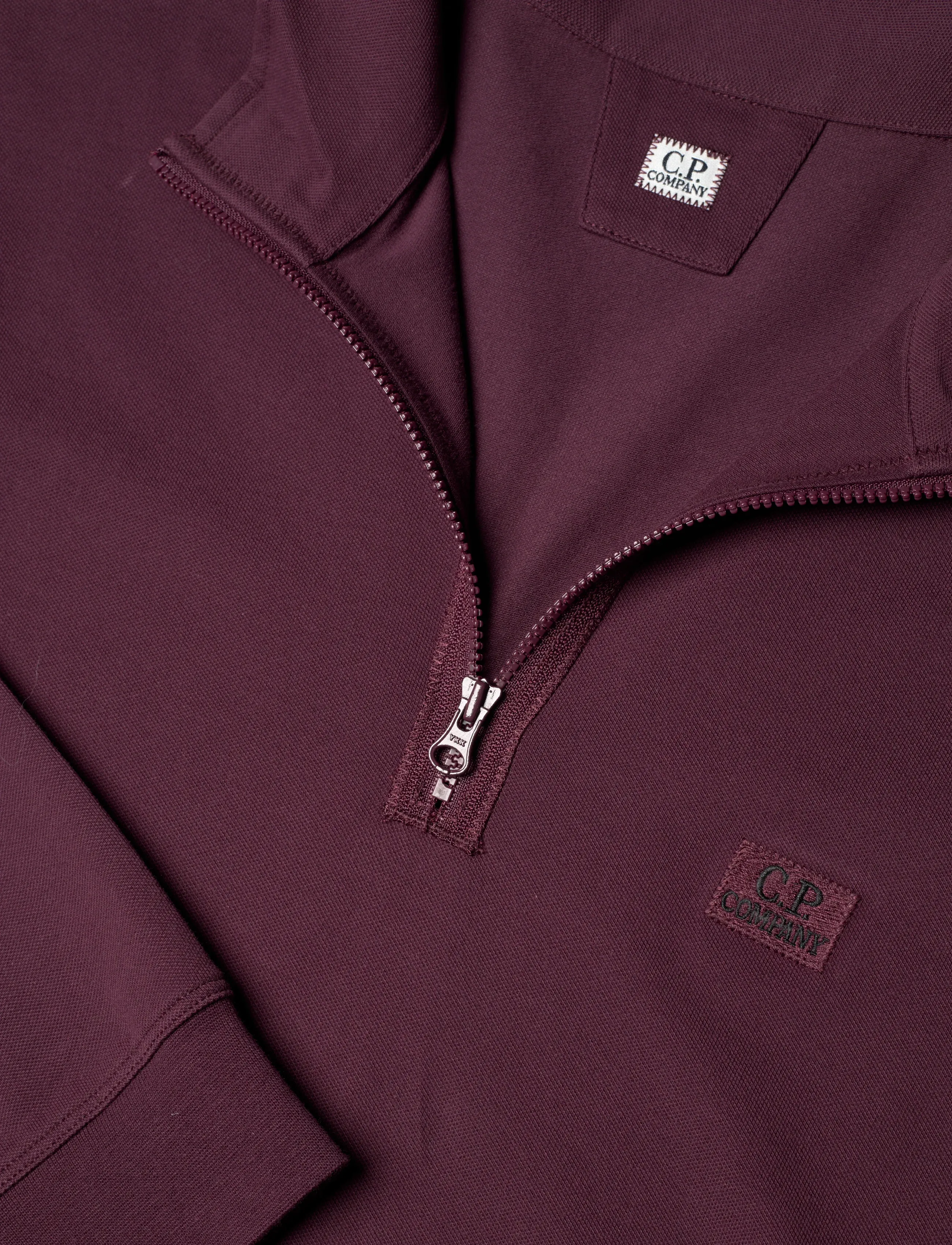 C.P. Company - Stretch Piquet Half-Zip - potent purple - 2