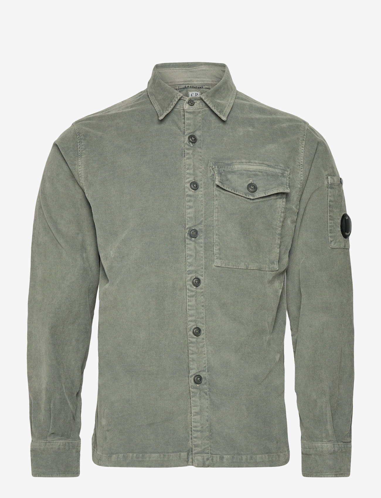 C.P. Company - CORDUROY LENS BUTTONED SHIRT - basic shirts - grape leaf - 0