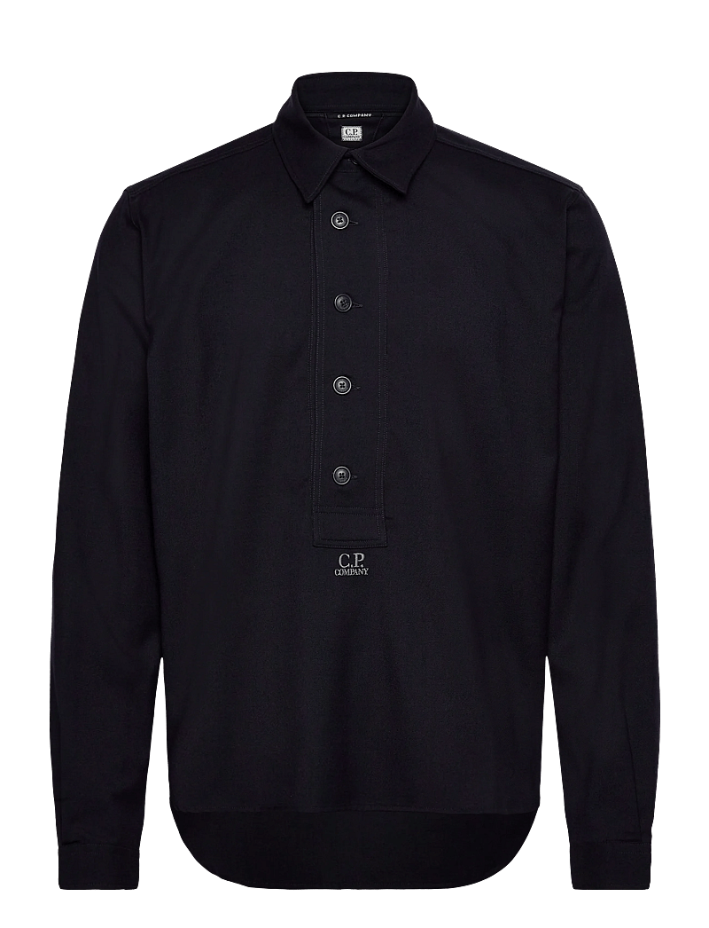 C.P. Company - Wool Shirt - casual skjortor - total eclipse - 0