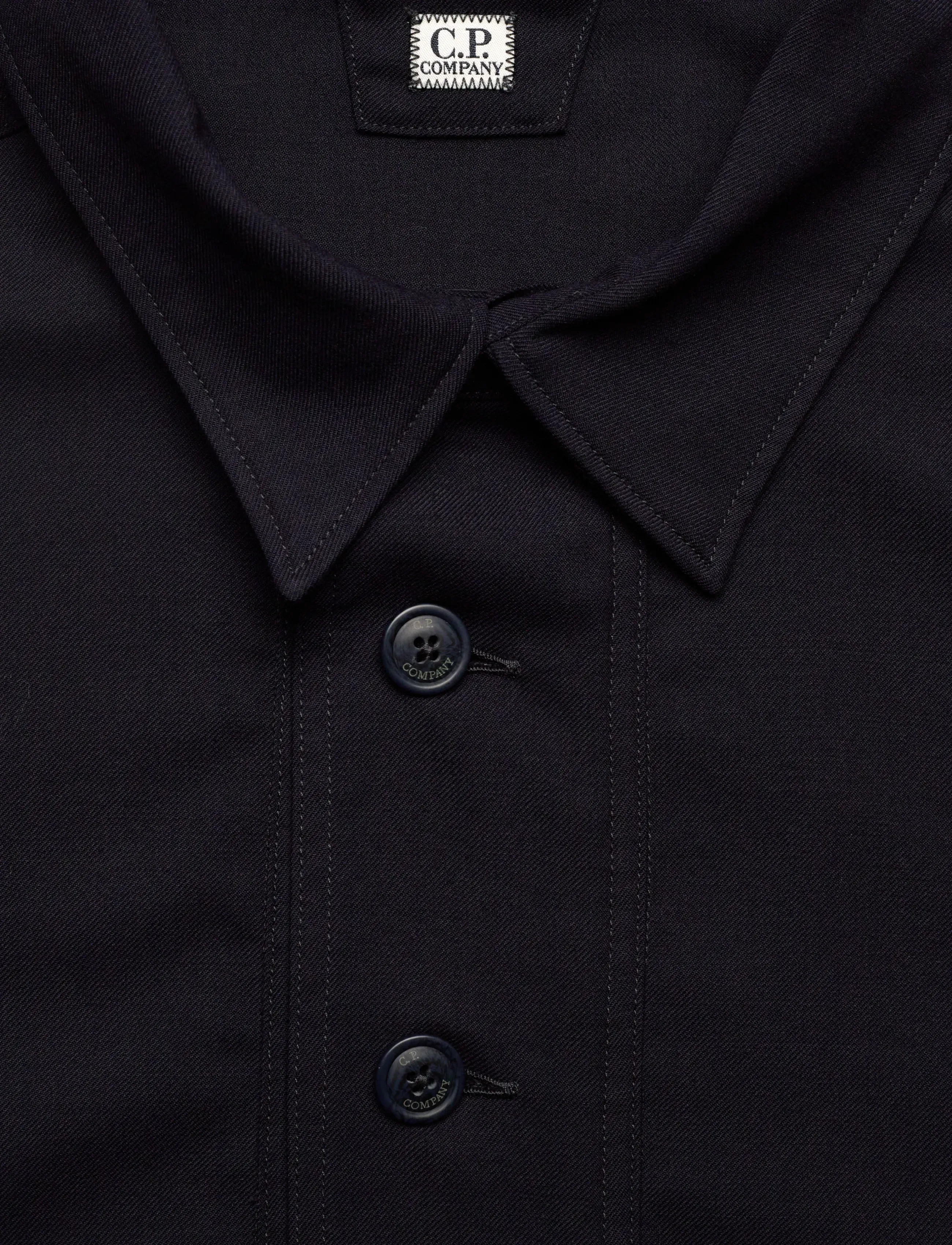 C.P. Company - Wool Shirt - casual skjorter - total eclipse - 2