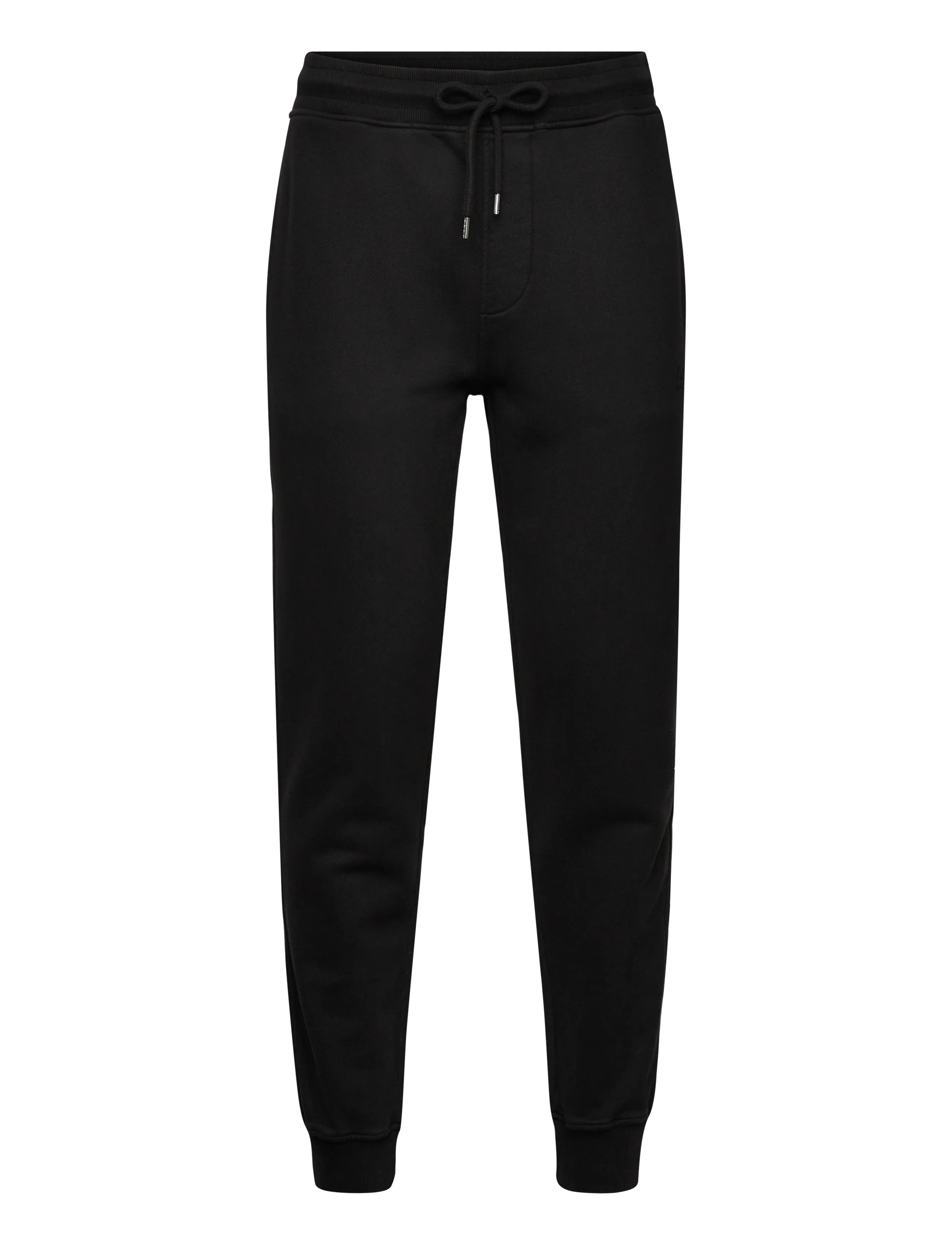 Drawstring Track Pants - BLACK