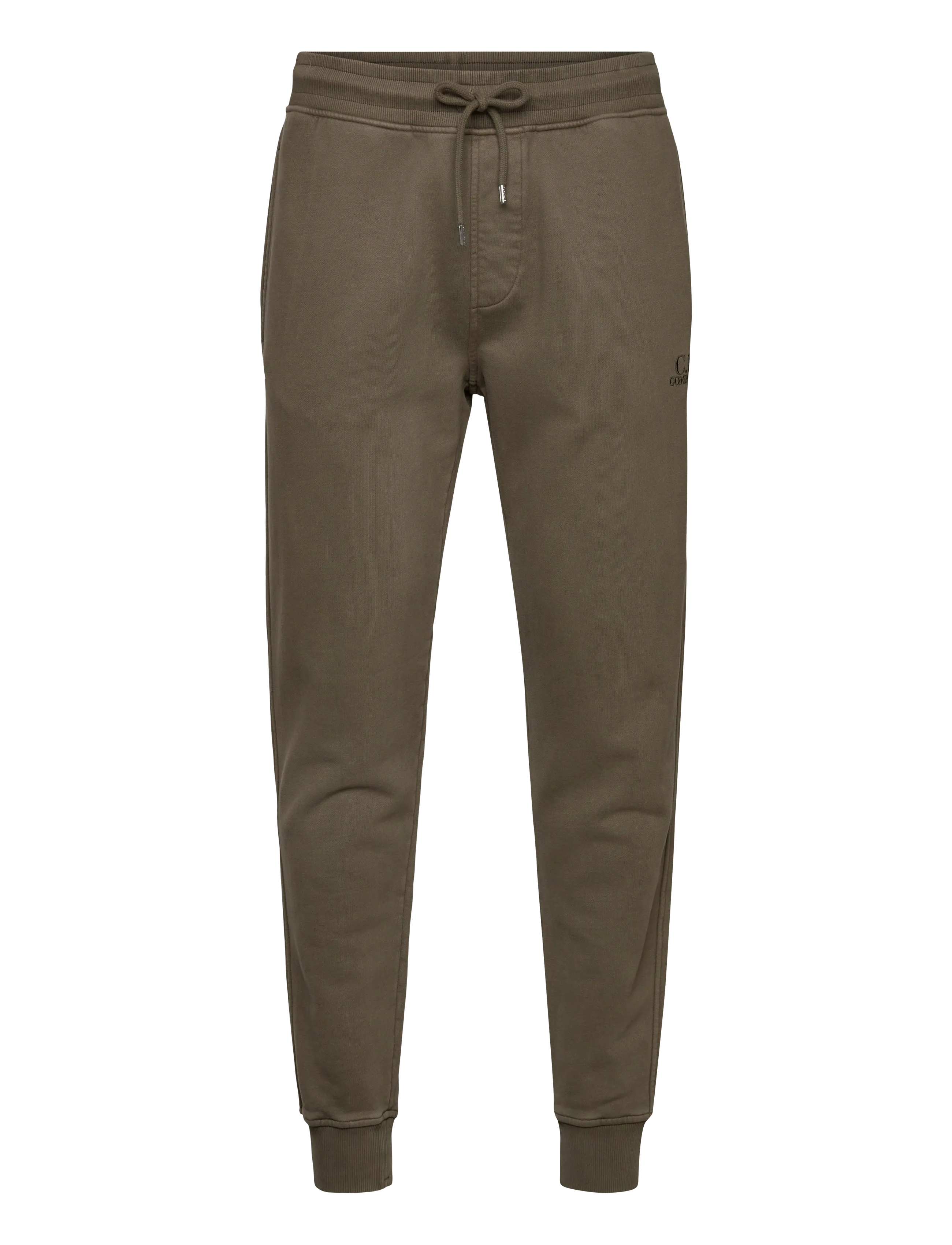 C.P. Company Logo Embroidered Track Pants - Püksid - GRAPE LEAF / khaki/green