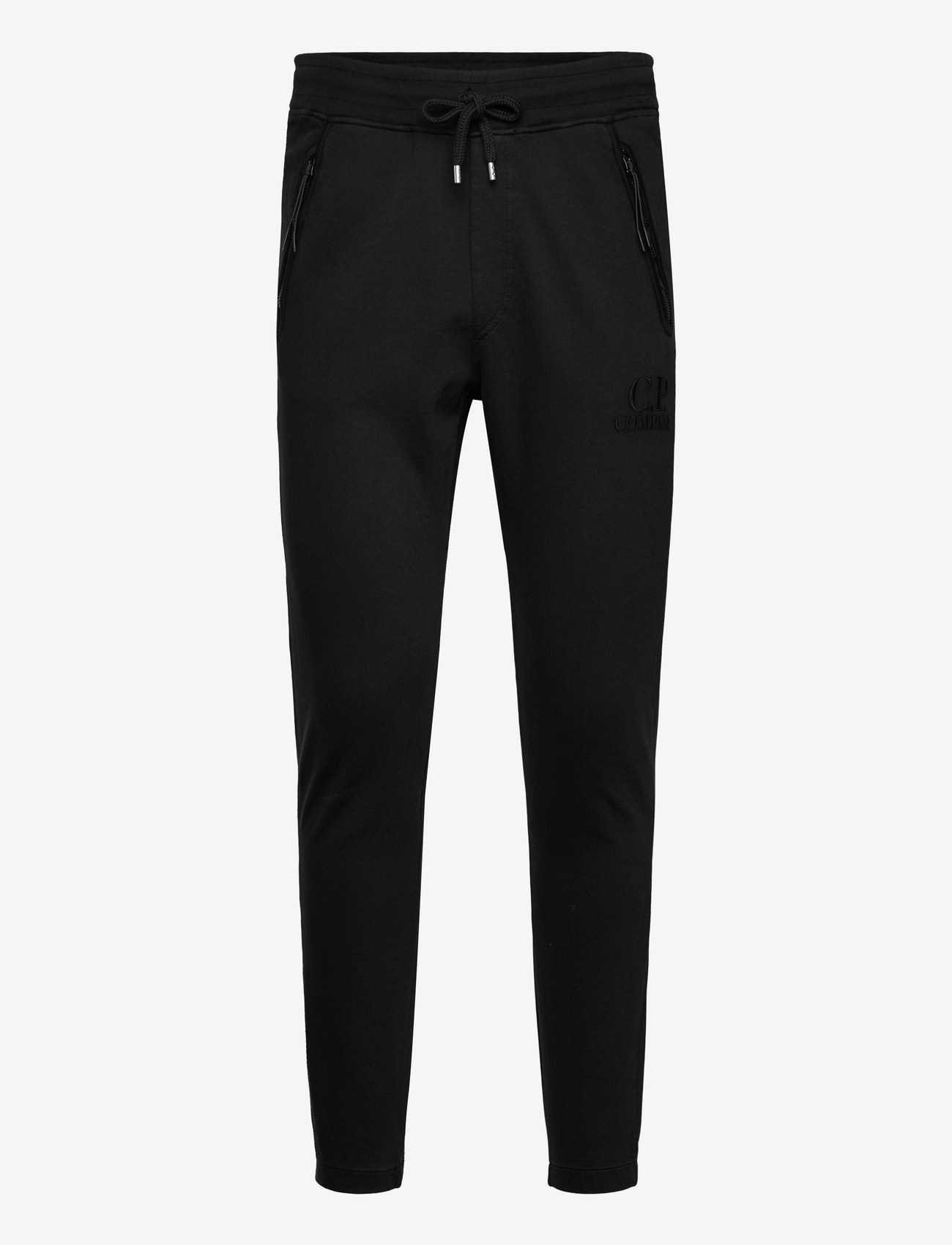 C.P. Company - Logo Embroidered Track Pants - joggingbyxor - black - 0