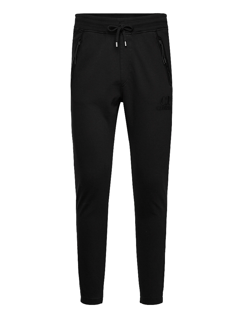 C.P. Company - Logo Embroidered Track Pants - joggingbyxor - black - 0