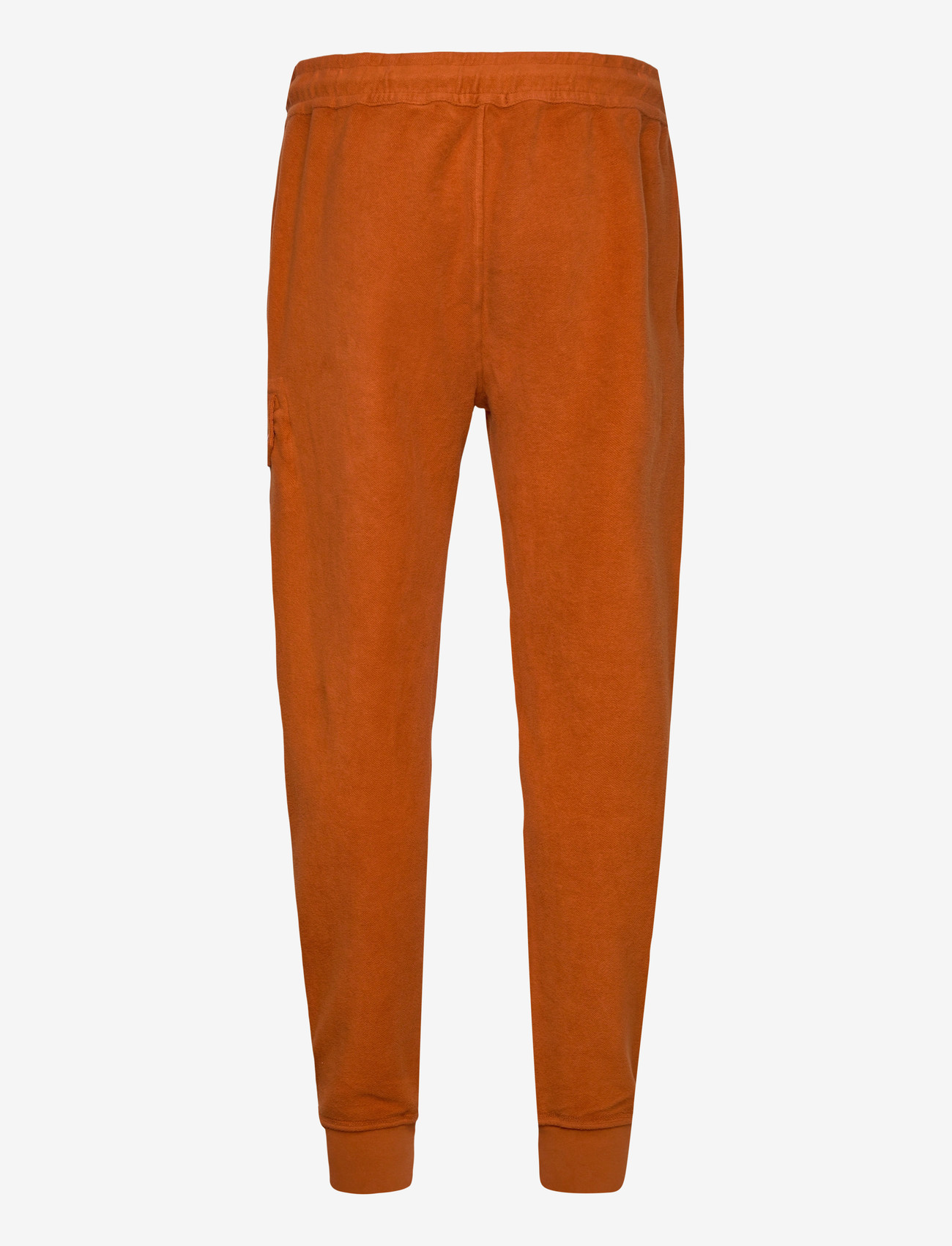 C.P. Company - Reverse Brushed & Emerized Diagonal Fleece Mixed Jogger - kläder - bombay brown - 1