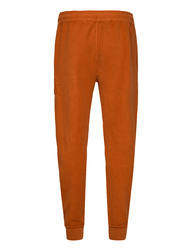C.P. Company - Reverse Brushed & Emerized Diagonal Fleece Mixed Jogger - kläder - bombay brown - 1