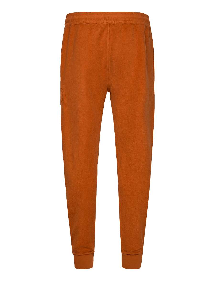C.P. Company - Reverse Brushed & Emerized Diagonal Fleece Mixed Jogger - shop by style - bombay brown - 1