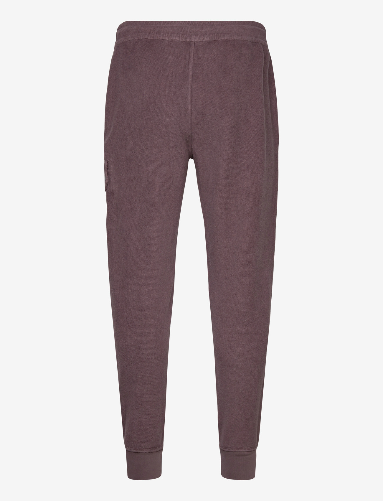 C.P. Company - Reverse Brushed & Emerized Diagonal Fleece Mixed Jogger - nach stil kaufen - purple dove - 1
