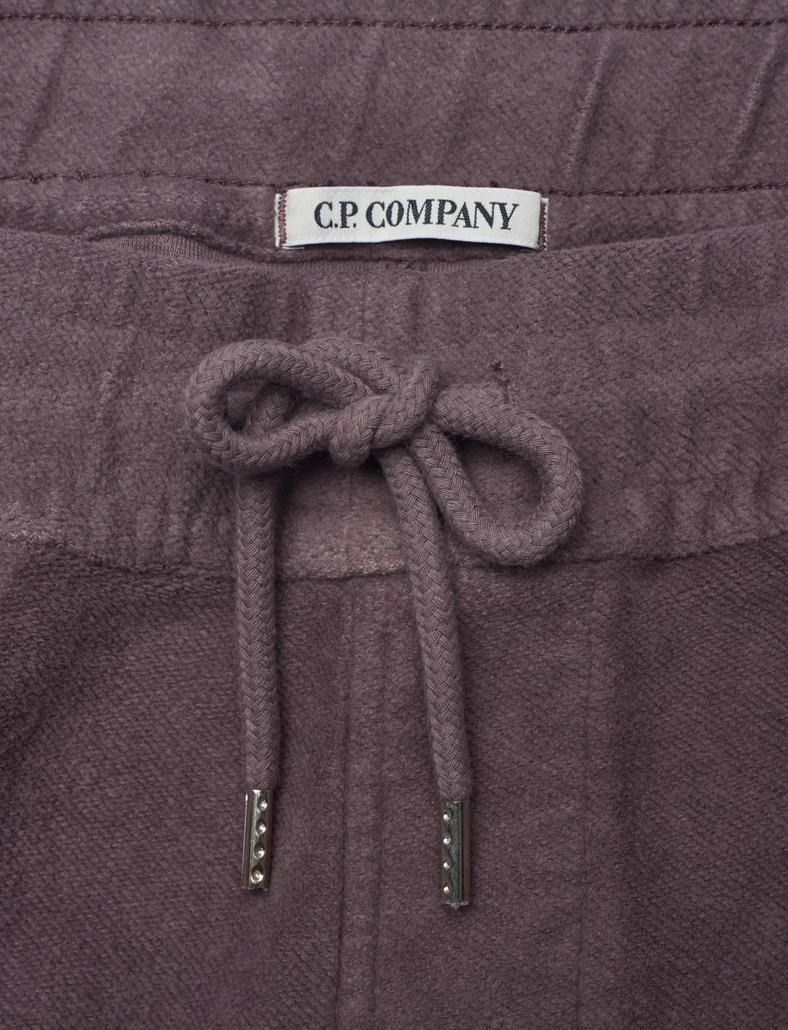 C.P. Company - Reverse Brushed & Emerized Diagonal Fleece Mixed Jogger - nach stil kaufen - purple dove - 3