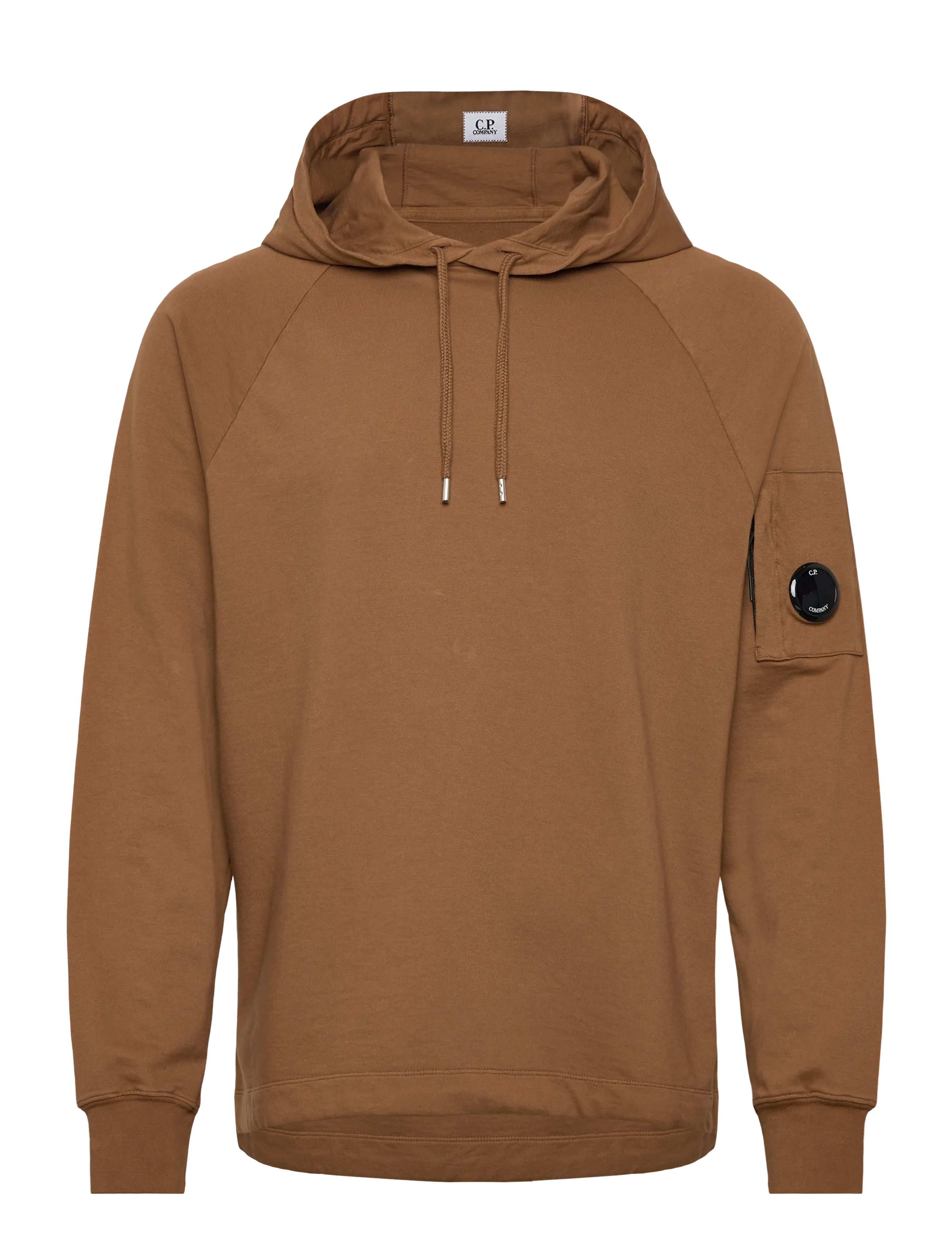 C.P. Company Light Fleece Hoodie Garment Dyed - Dressipluusid - TOFFEE / brown