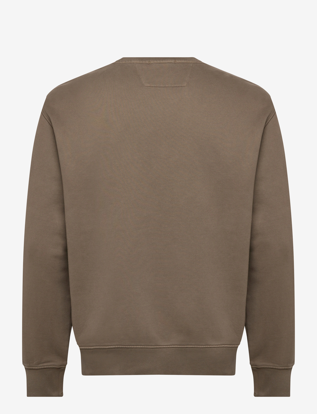 C.P. Company - Logo Embroidered Crewneck Sweatshirt - shop by style - walnut - 1