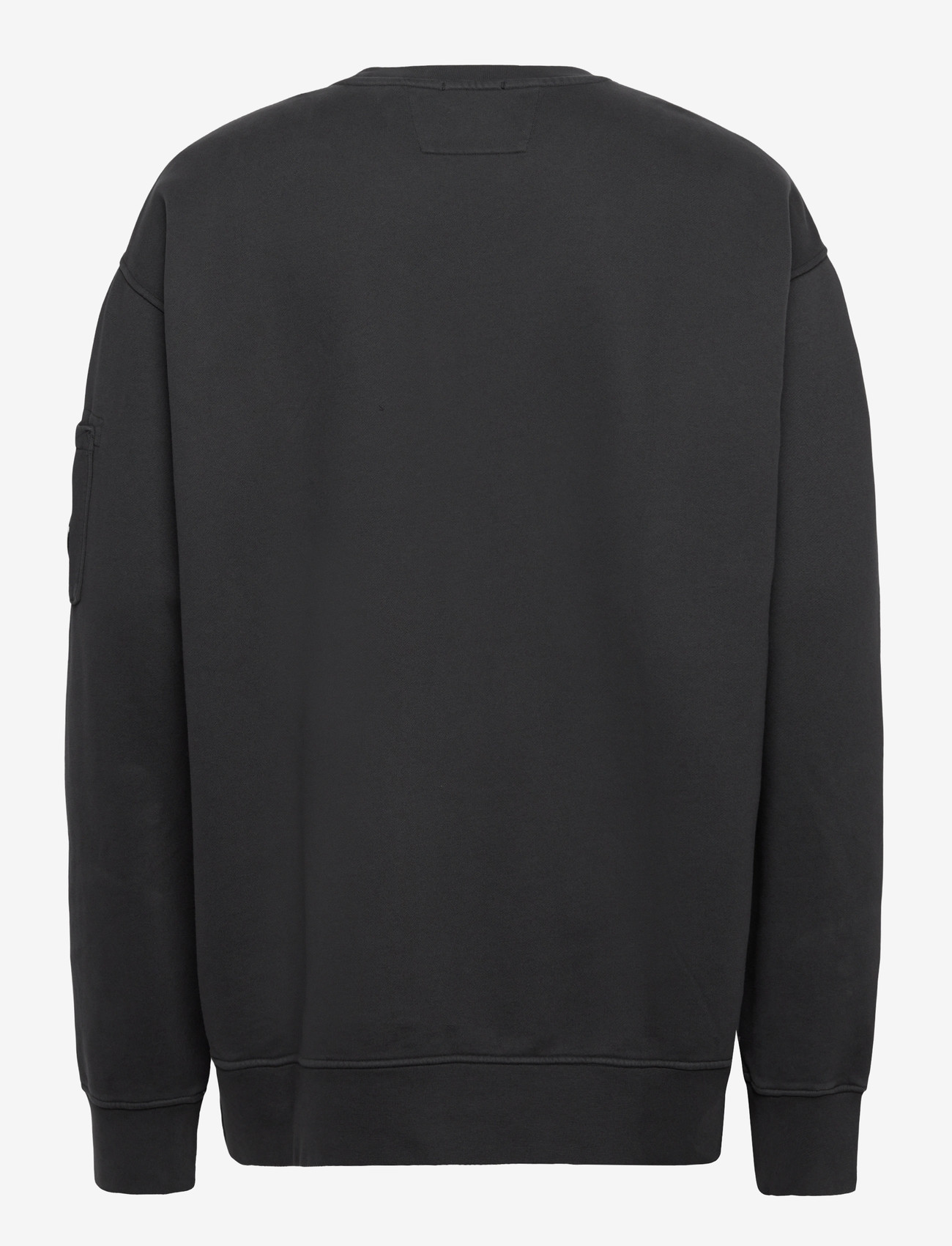 C.P. Company - Logo Embroidered Crewneck Sweatshirt - clothing - black sand - 1