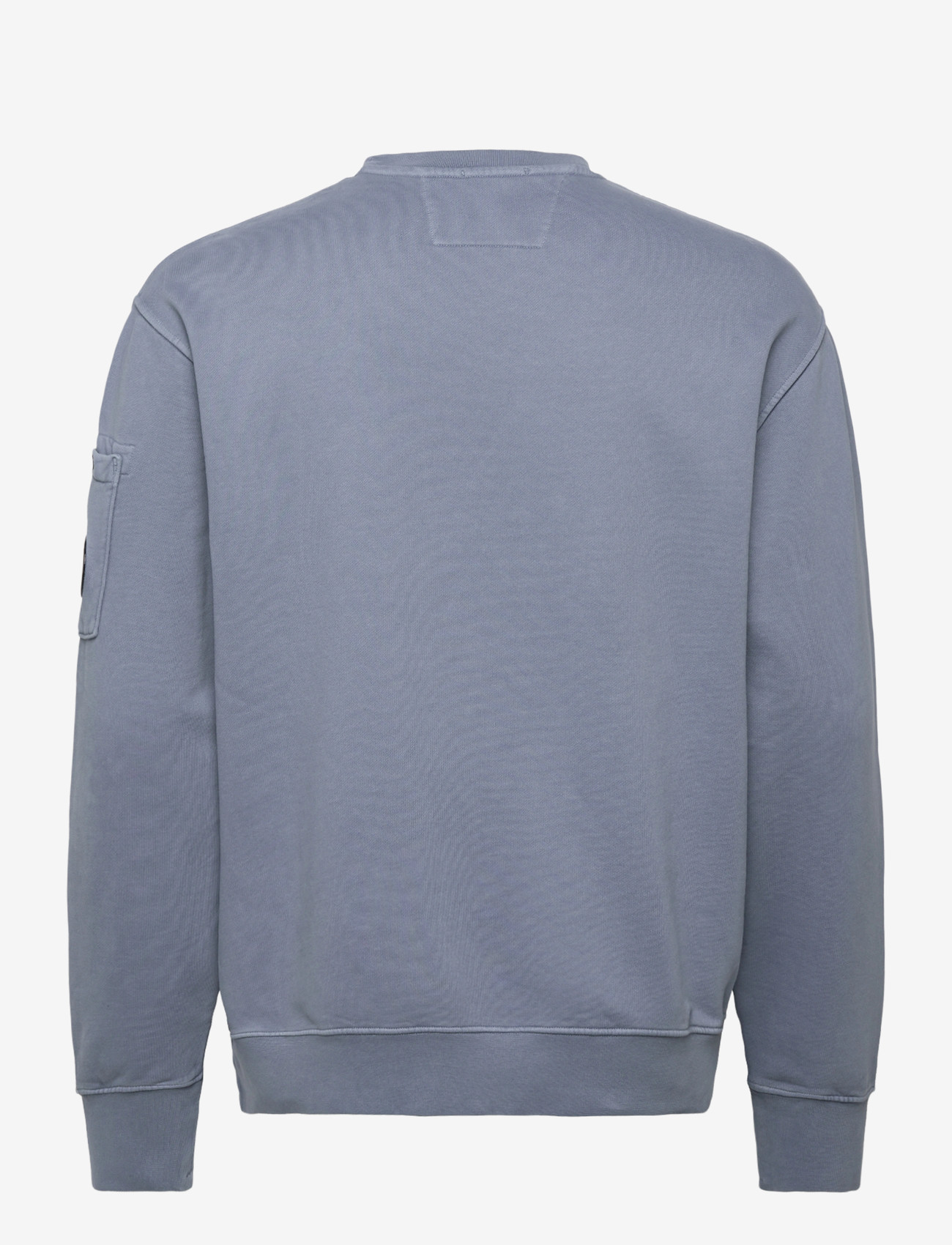C.P. Company - Logo Embroidered Crewneck Sweatshirt - shop by style - flint stone - 1