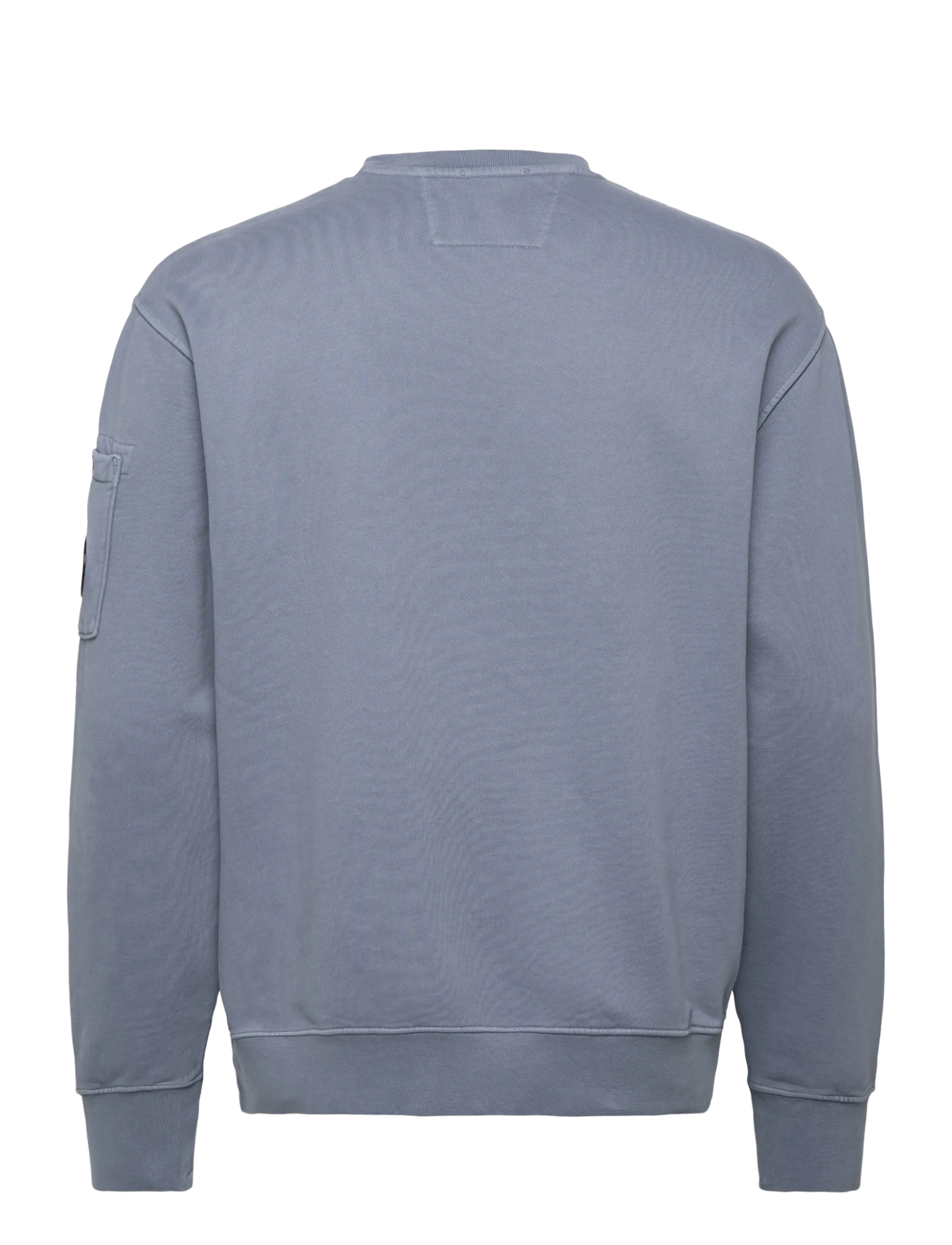 C.P. Company - Logo Embroidered Crewneck Sweatshirt - shop by style - flint stone - 1