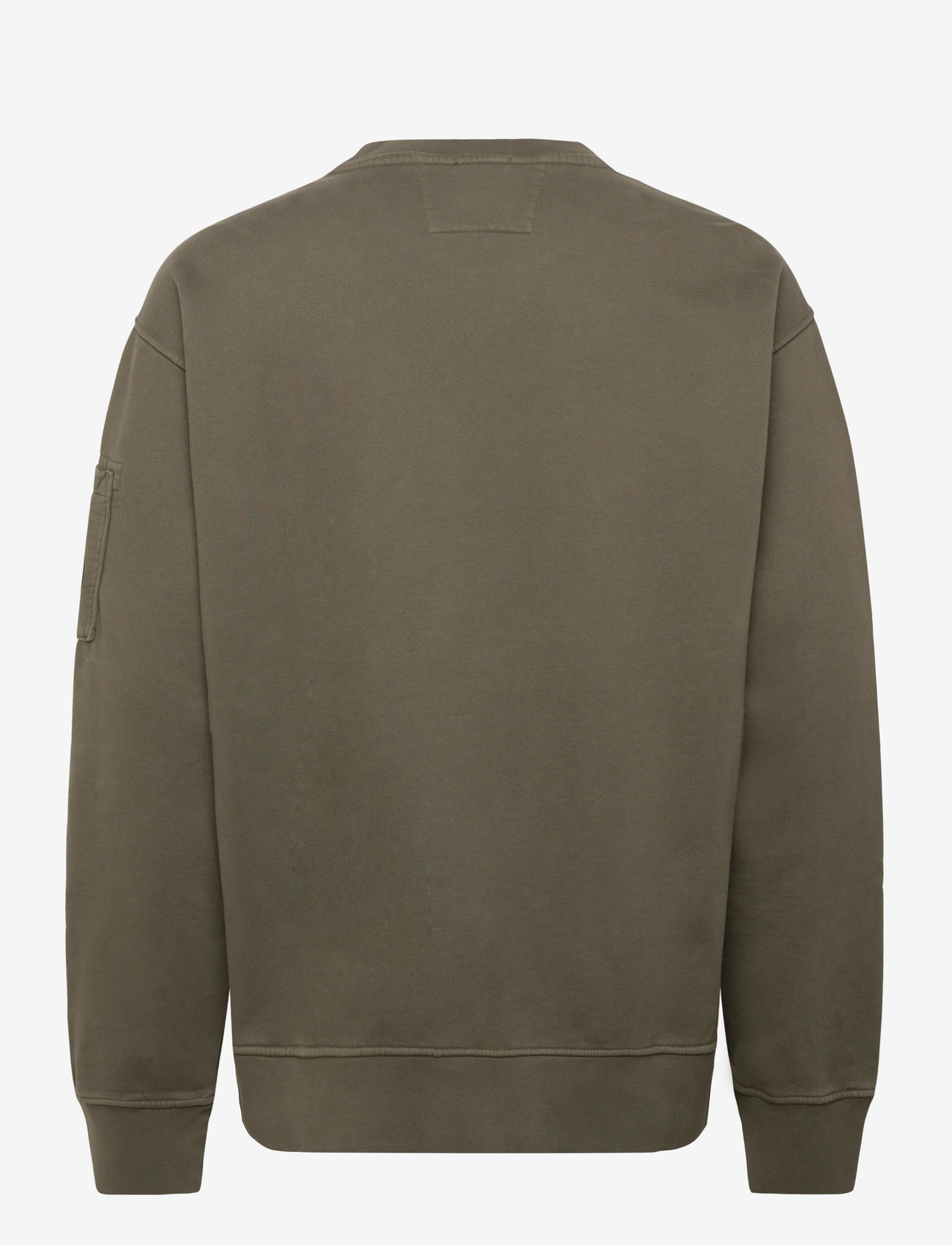 C.P. Company - Logo Embroidered Crewneck Sweatshirt - clothing - grape leaf - 1