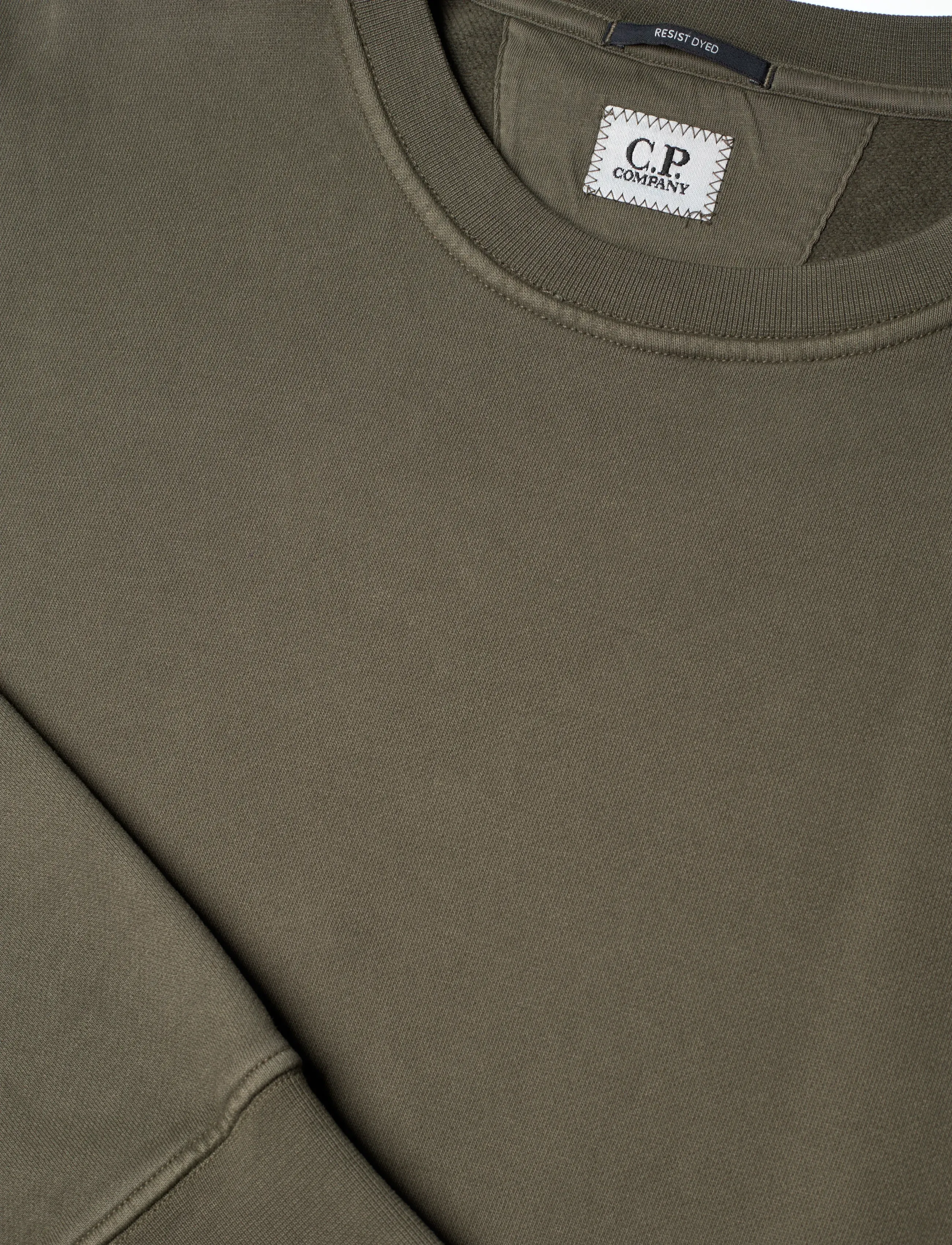 C.P. Company - Logo Embroidered Crewneck Sweatshirt - nach stil kaufen - grape leaf - 2