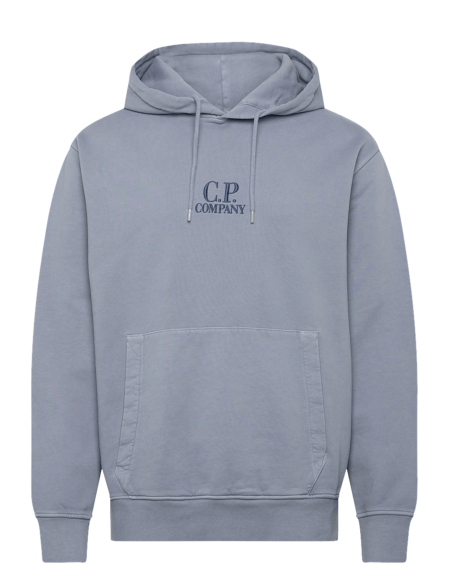 C.P. Company - Logo Emroidered Hoodie - hoodies - flint stone - 0