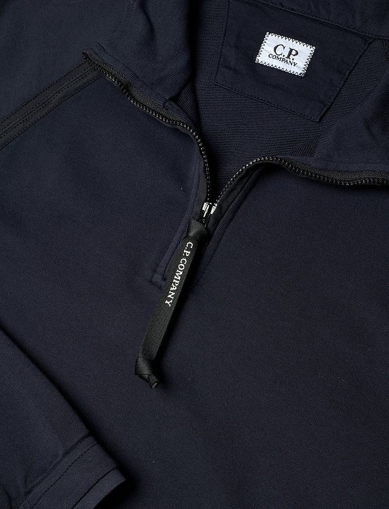 C.P. Company - Light Fleece Half Zipped Sweatshirt - pullover mit halbem reißverschluss - total eclipse - 2