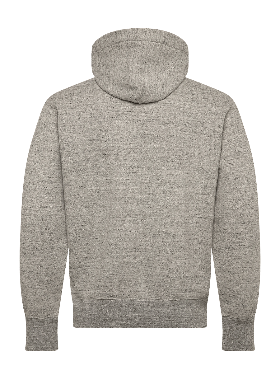C.P. Company - Logo Embroidered Cotton Hoodie - kapuutsiga pusad - greystone melange - 1