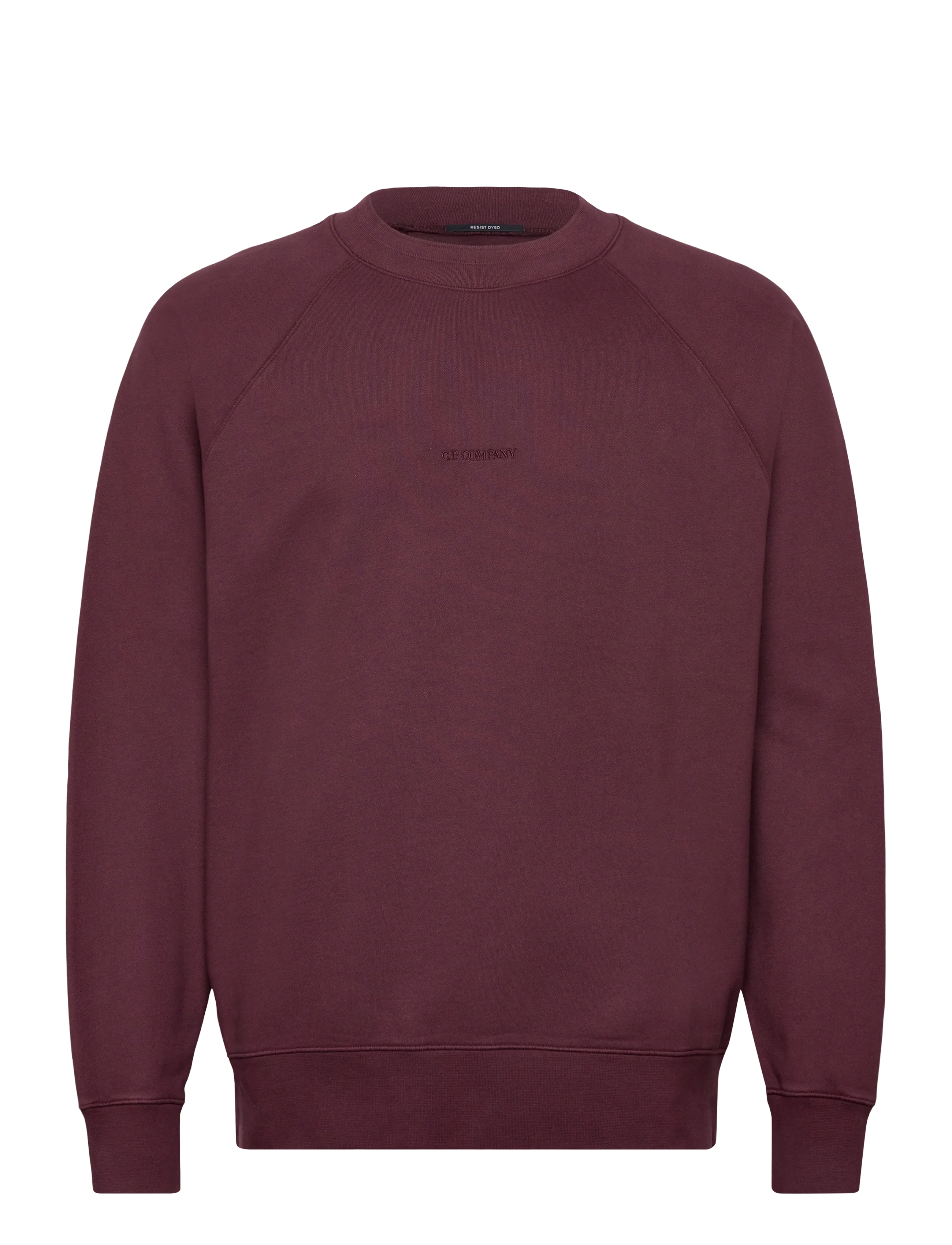 C.P. Company Logo Embroidered Sweatshirt, Logo Broderet Sweatshirt, Bordeaux, Str: XXL