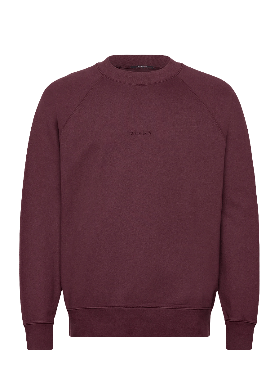 C.P. Company - Logo Embroidered Sweatshirt - shop by style - potent purple - 0