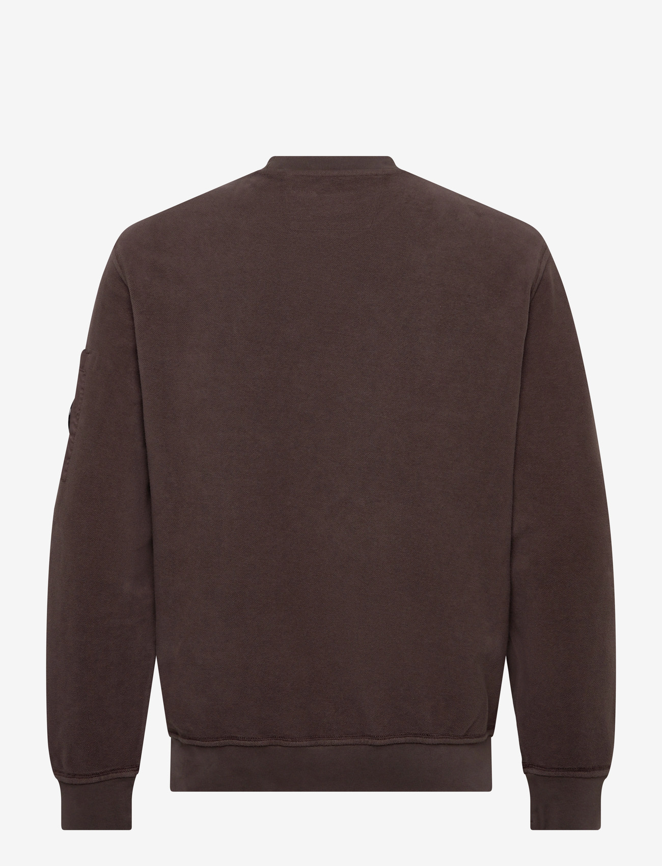 C.P. Company - Brushed & Emerized Diagonal Fleece Crew Neck Sweatshirt - tøj - boulevard - 1