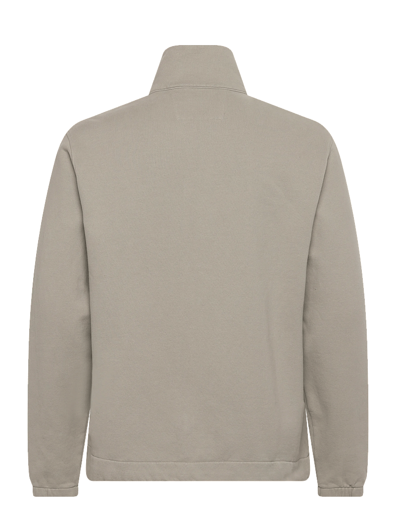 C.P. Company - Logo Embroidered Sweatshirt - kläder - vintage khaki - 1