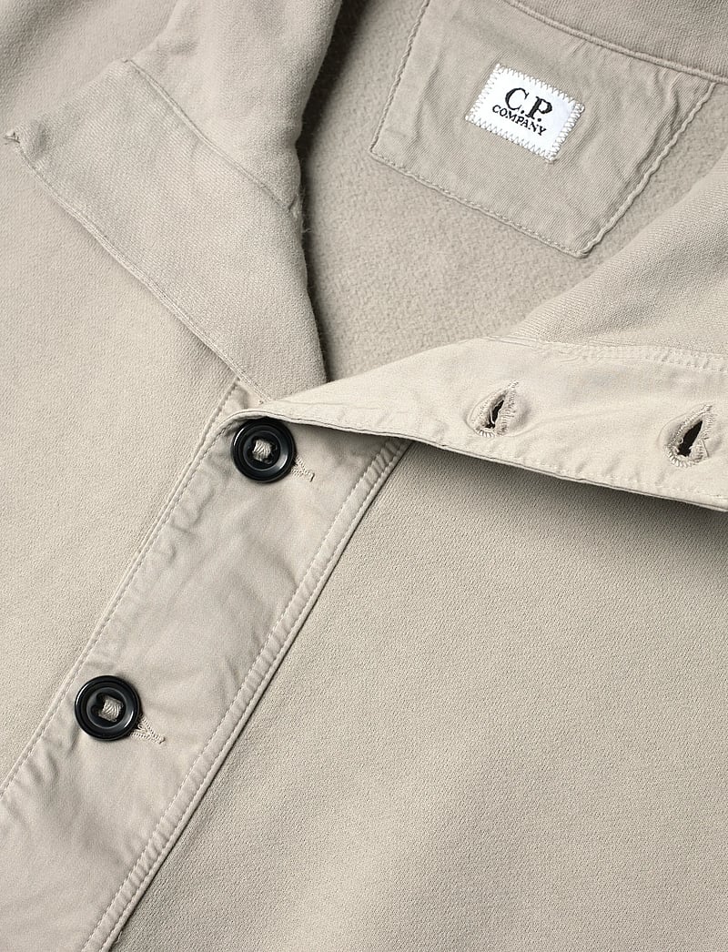 C.P. Company - Logo Embroidered Sweatshirt - kläder - vintage khaki - 2