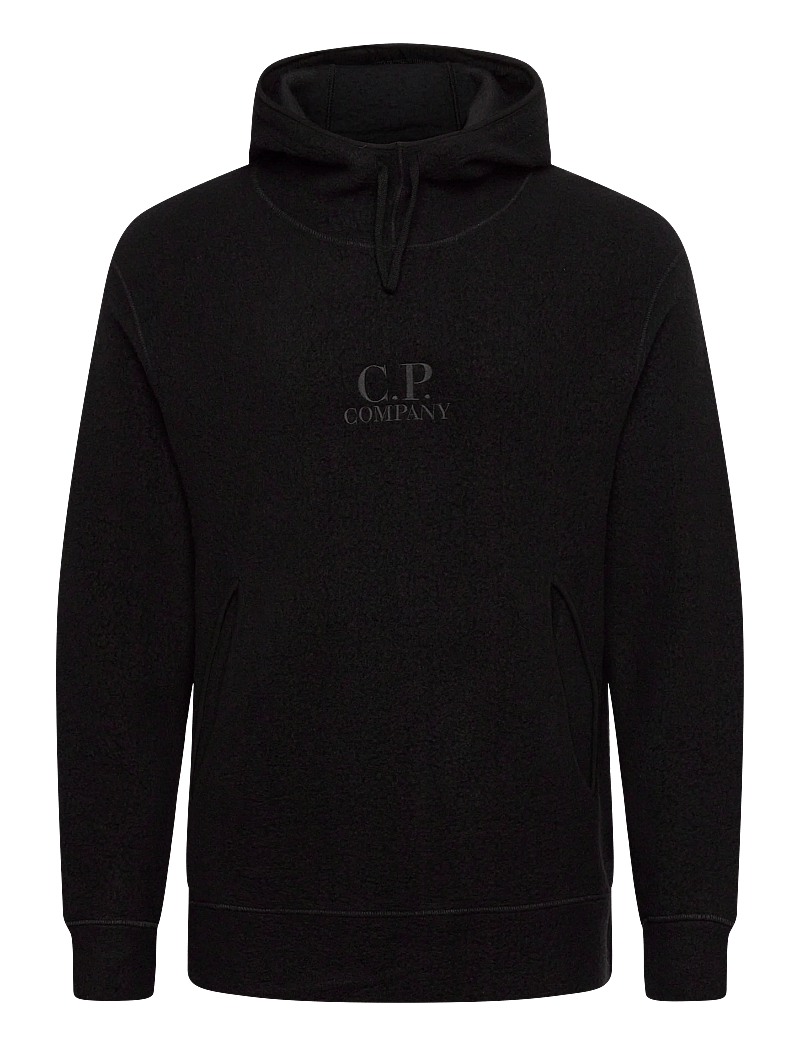 C.P. Company - Polar Fleece Sweatshirt - kapuutsiga dressipluusid - black - 0