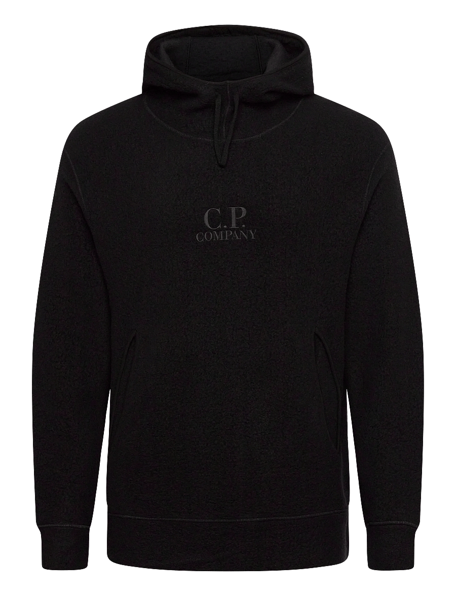 C.P. Company - Polar Fleece Sweatshirt - hættetrøjer - black - 0