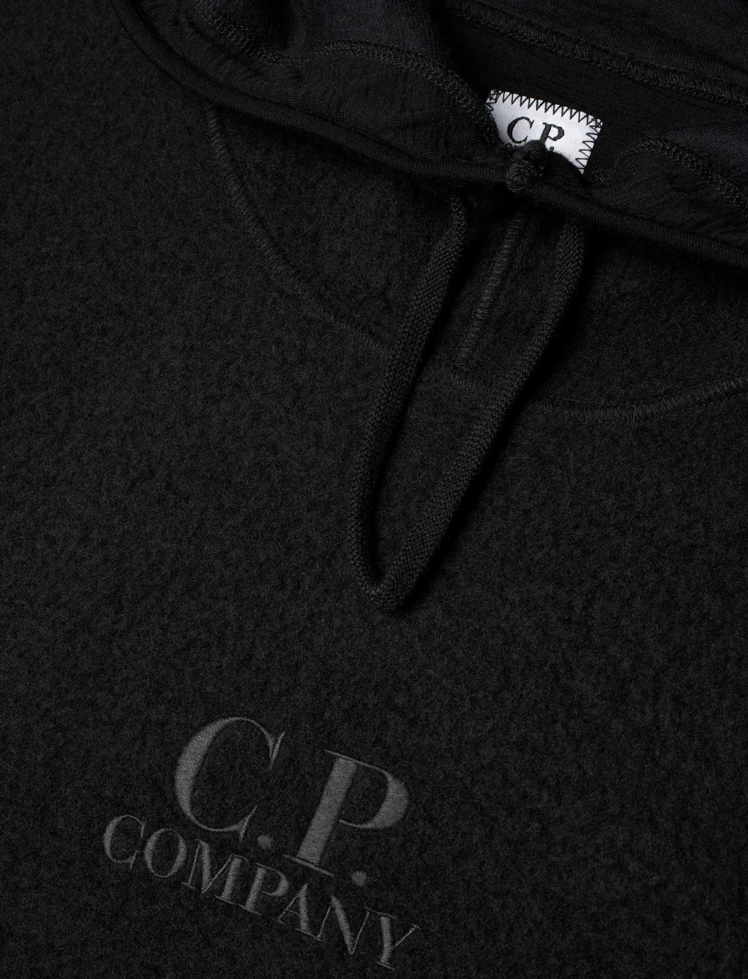 C.P. Company - Polar Fleece Sweatshirt - hættetrøjer - black - 2