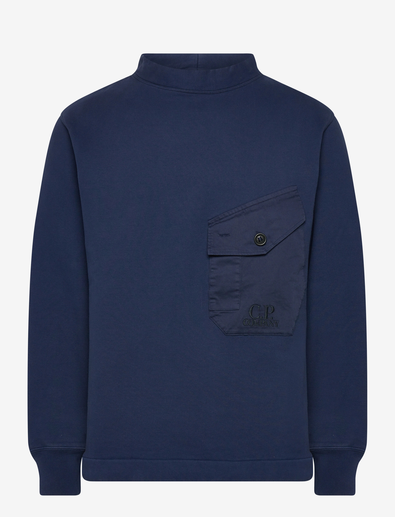 C.P. Company - Mixed Funnel Neck - rollkragen - estate blue - 0
