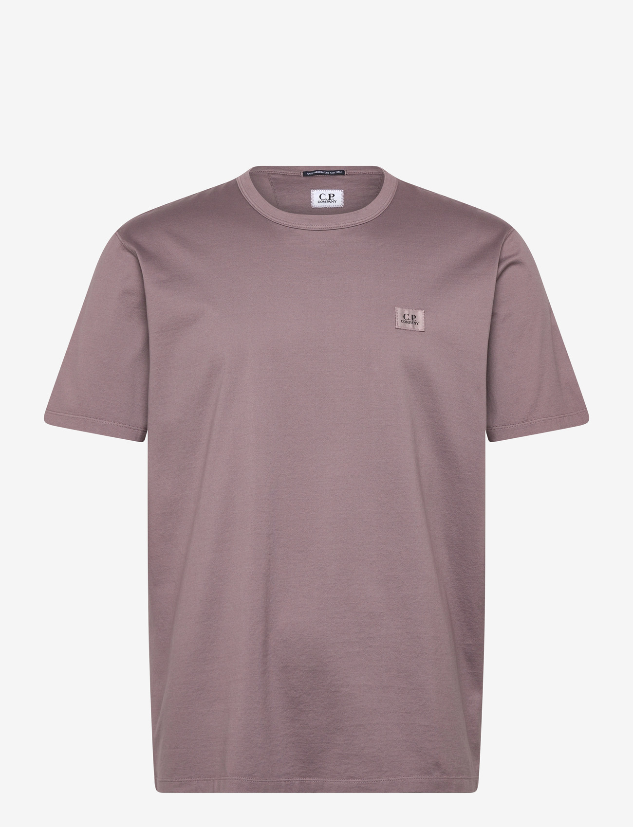 C.P. Company - Logo Patch T-Shirt - short-sleeved t-shirts - purple dove - 0