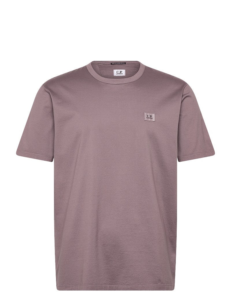 C.P. Company - Logo Patch T-Shirt - short-sleeved t-shirts - purple dove - 0