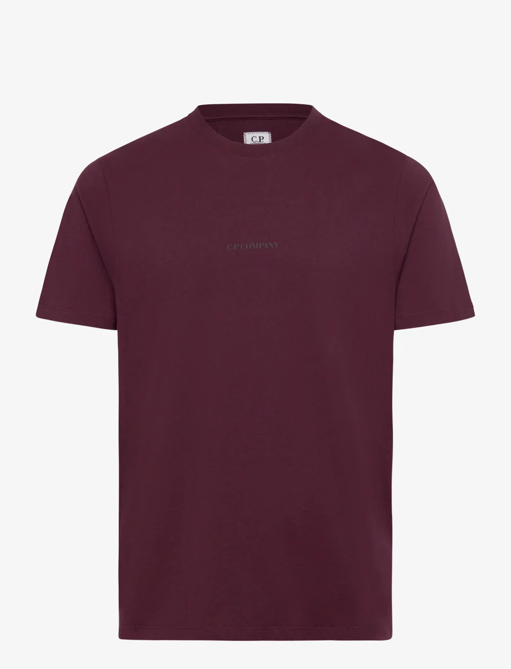 C.P. Company - 30/1 Logo T-Shirt - kortærmede t-shirts - potent purple - 0