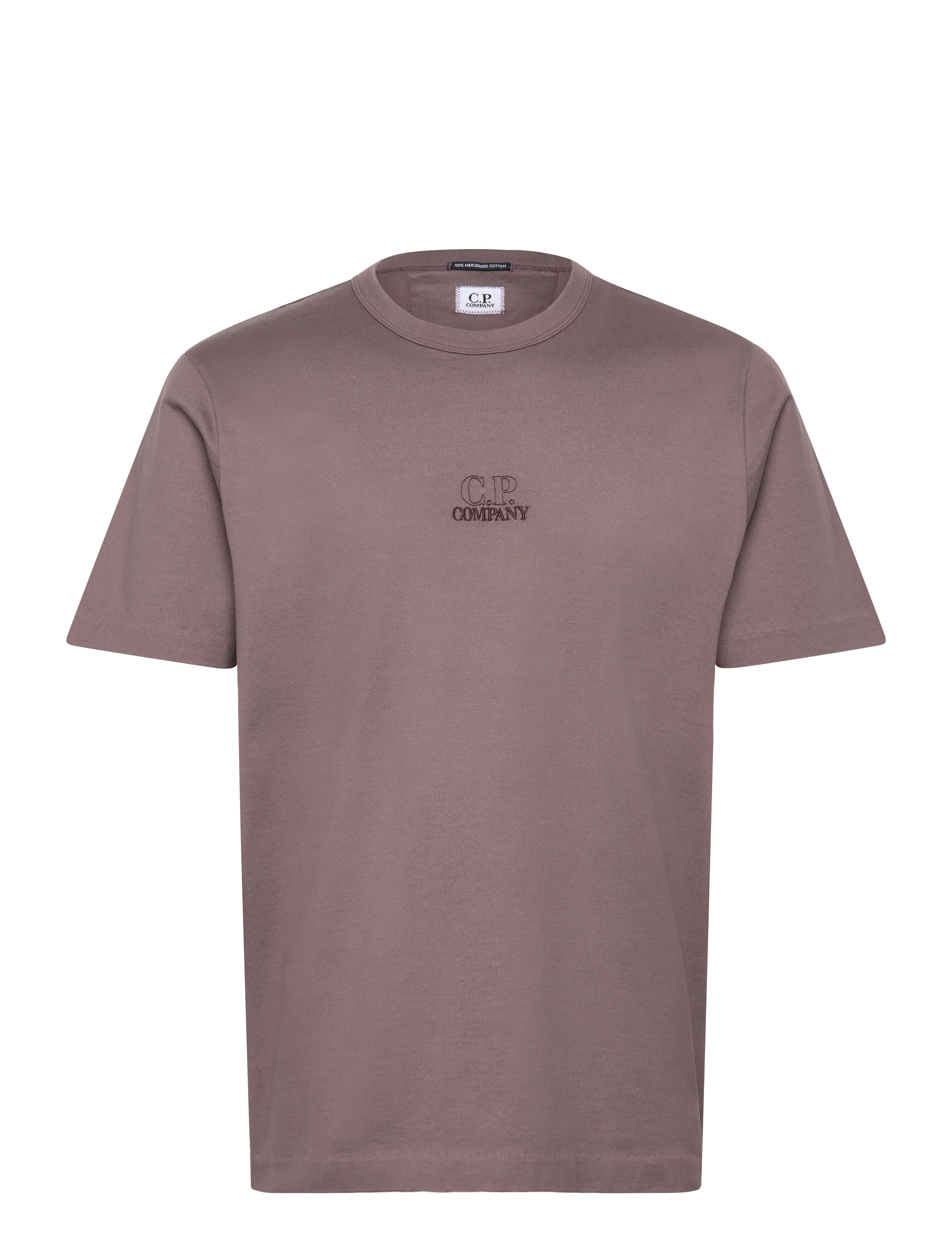 C.P. Company Twisted Logo Print T-Shirt, 3XL, Purple, T-Shirts > Kortærmede, Herre