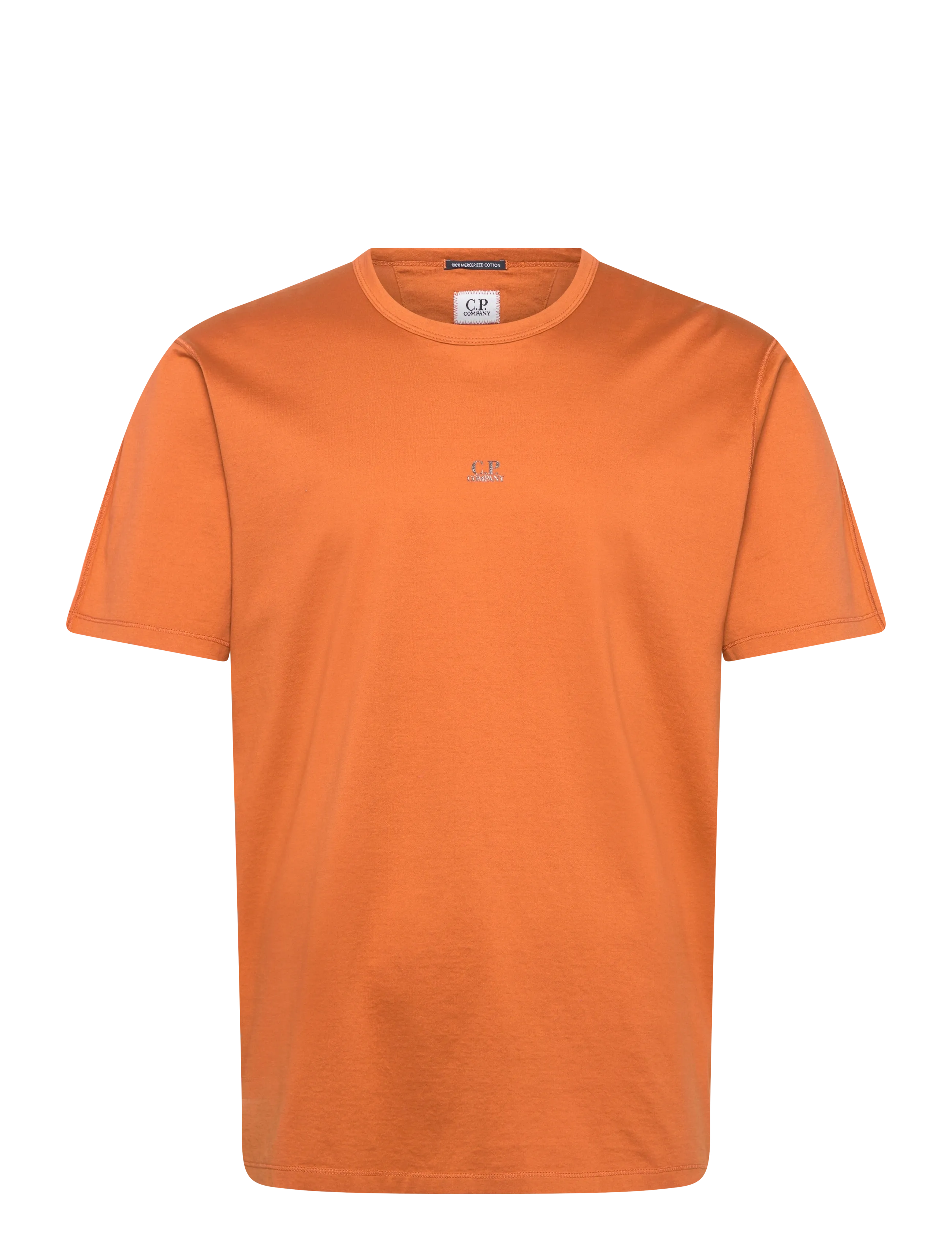 C.P. Company Logo Print T-Shirt - T-shirts - BOMBAY BROWN / orange