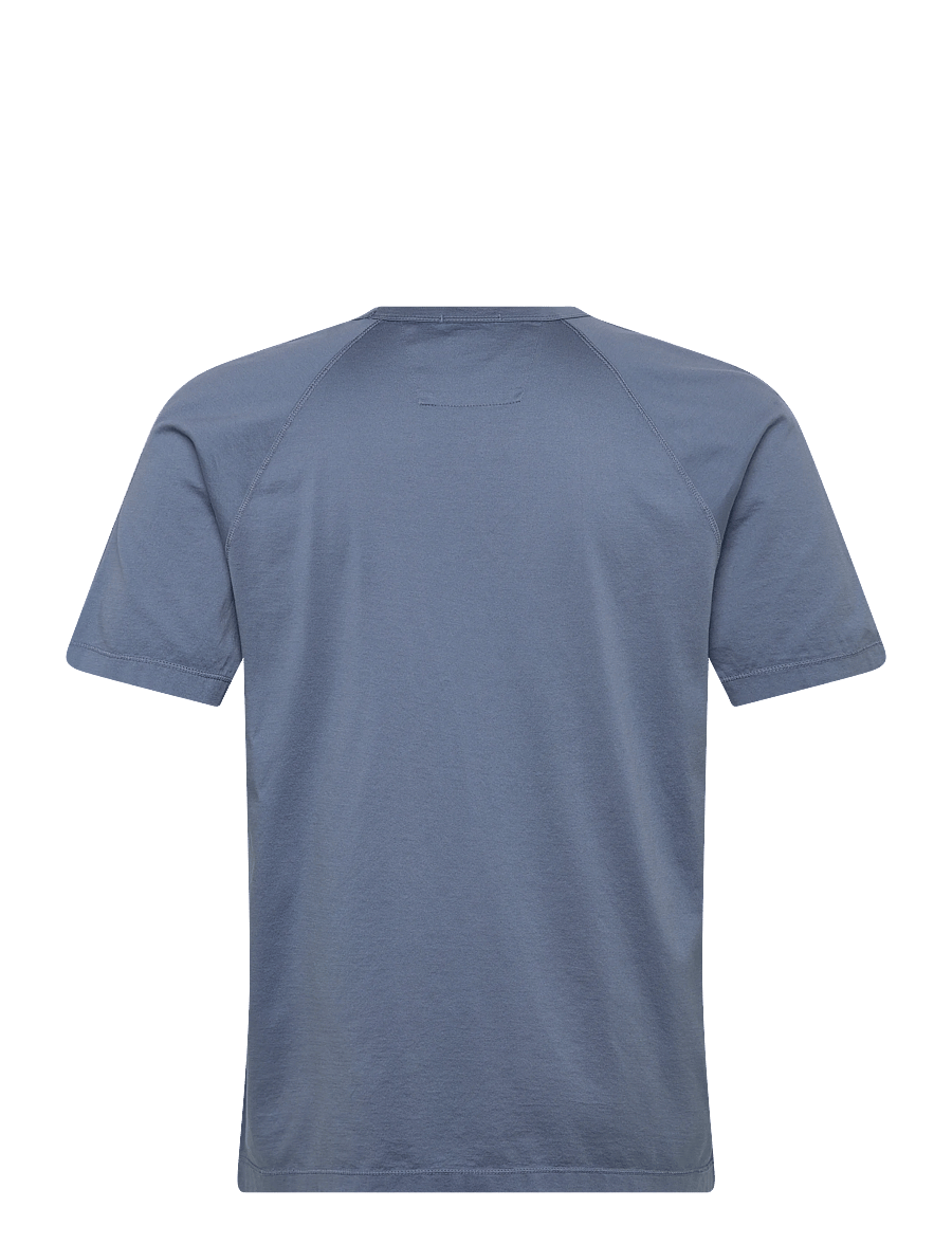 C.P. Company - Logo Print T-Shirt - kortærmede t-shirts - flint stone - 1