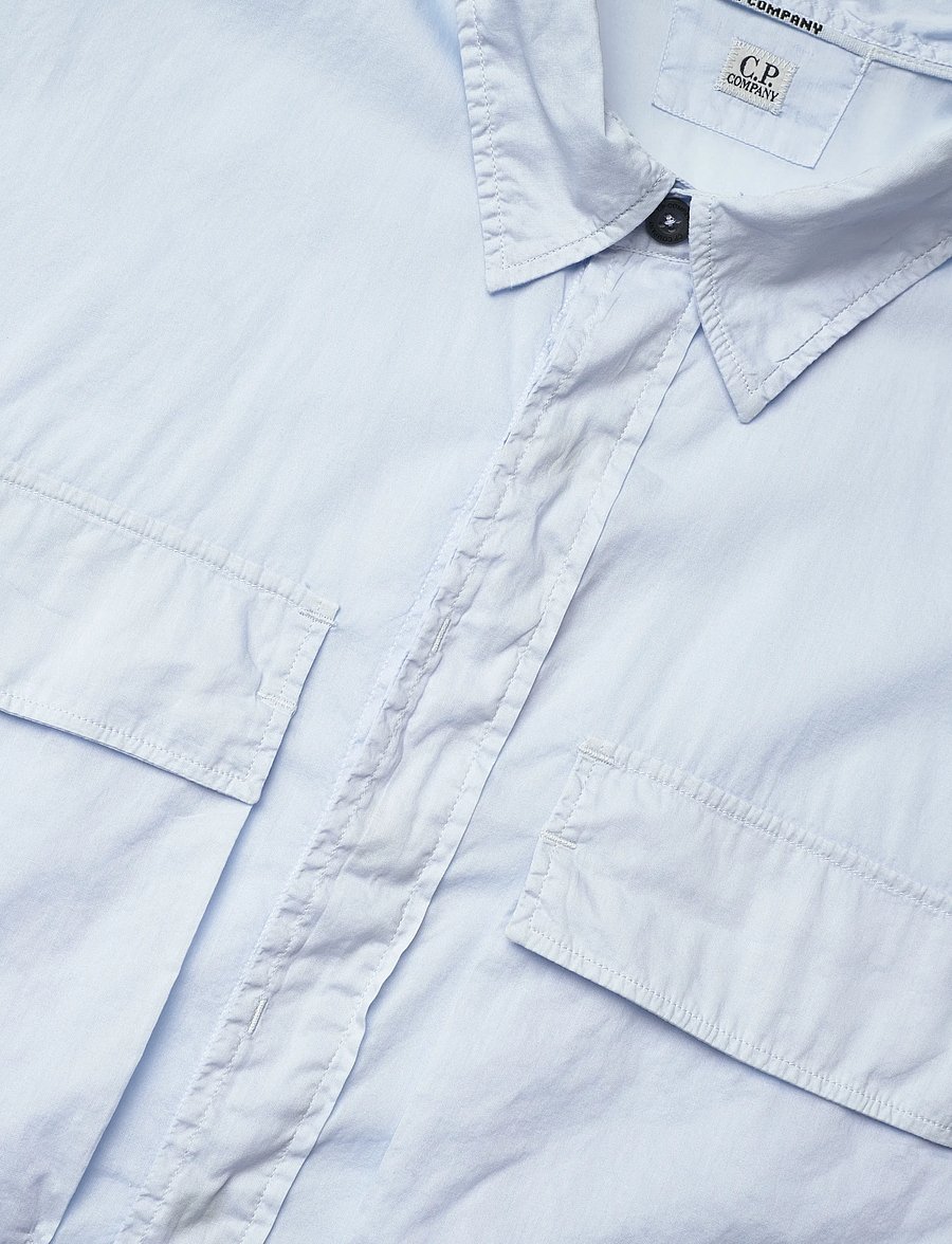 C.P. Company - Pocket Shirt Jacket - Õhukesed jakid - cerulean - 3