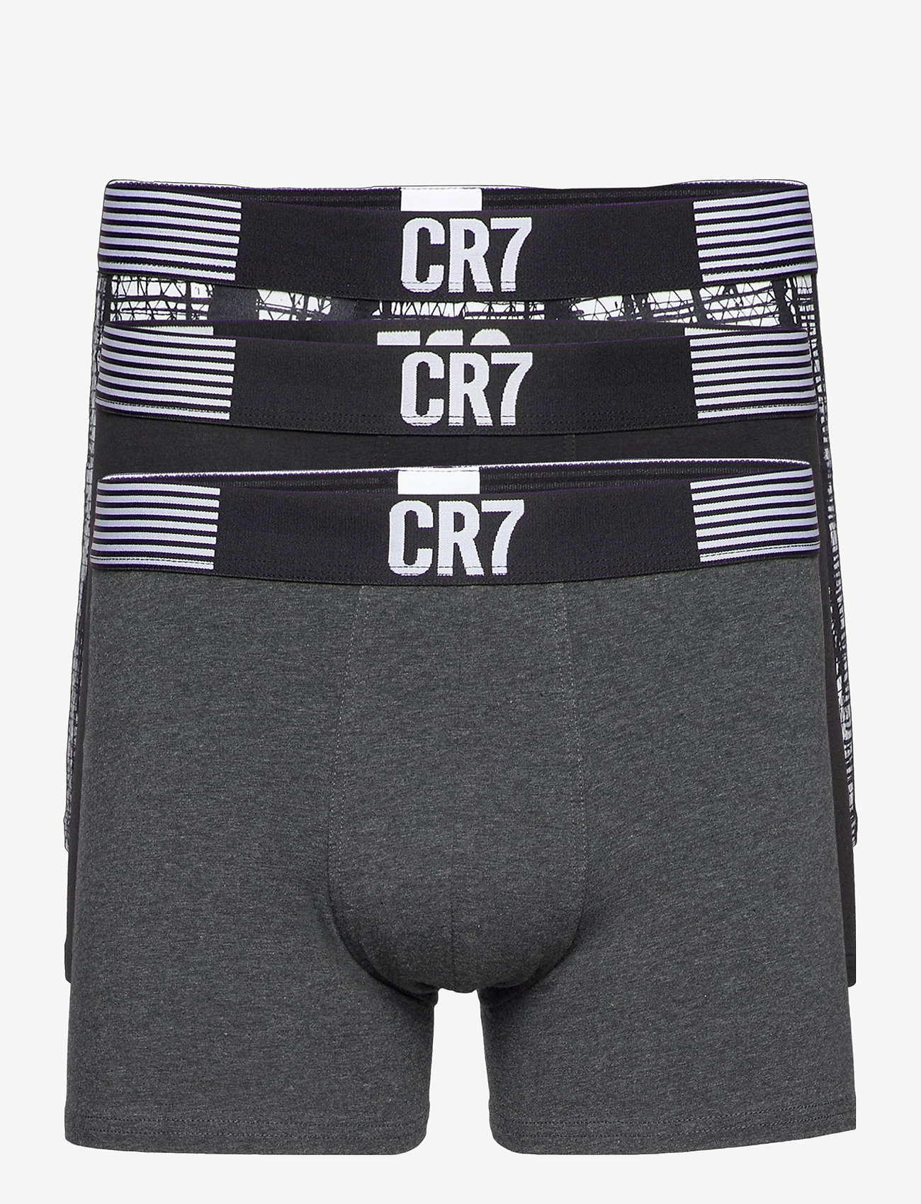 CR7 - CR7 Basic w AOP, Trunk, 3-pack - flerfärgad - 0