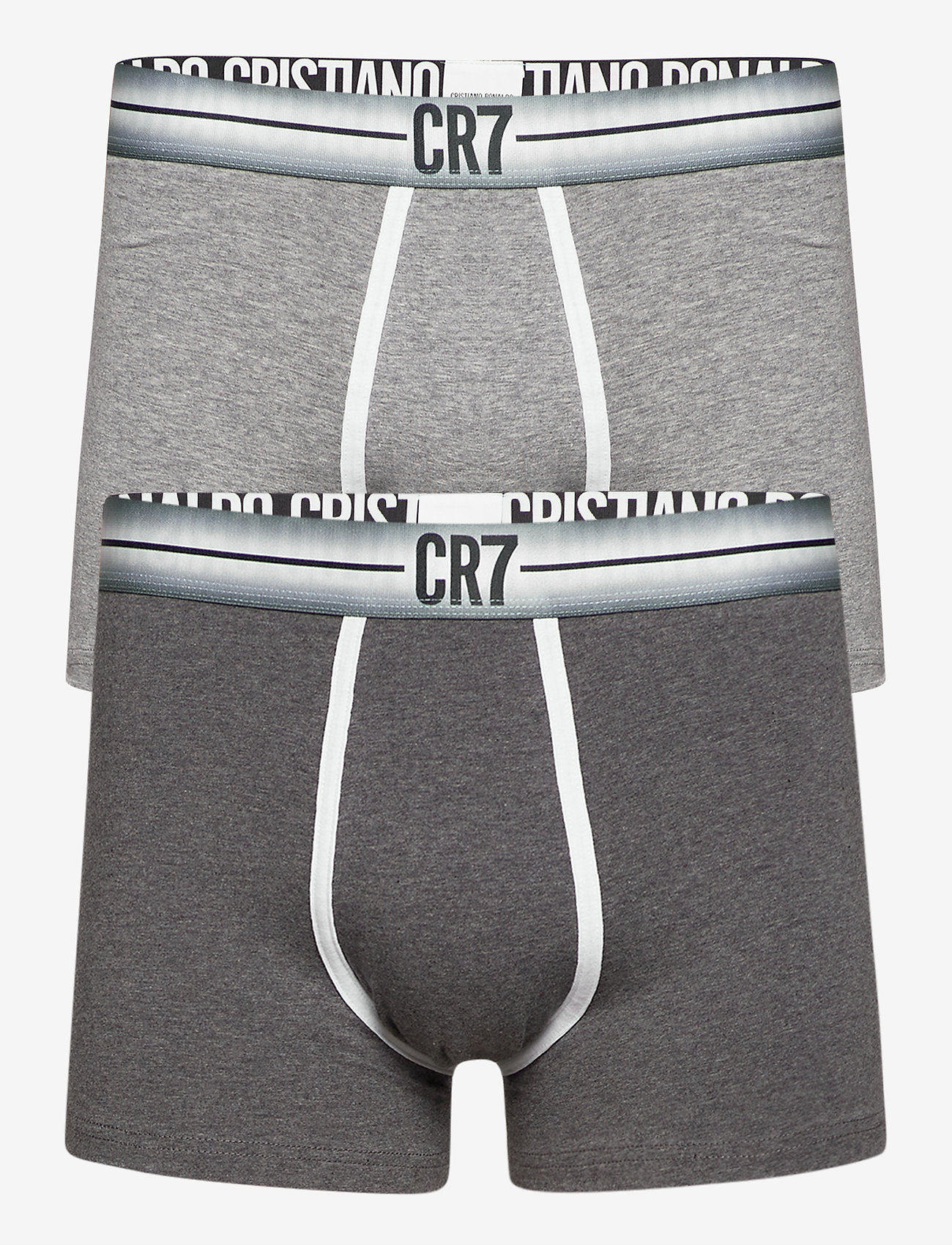 CR7 - CR7 Fashion, Trunk 2-pack - grey - 0