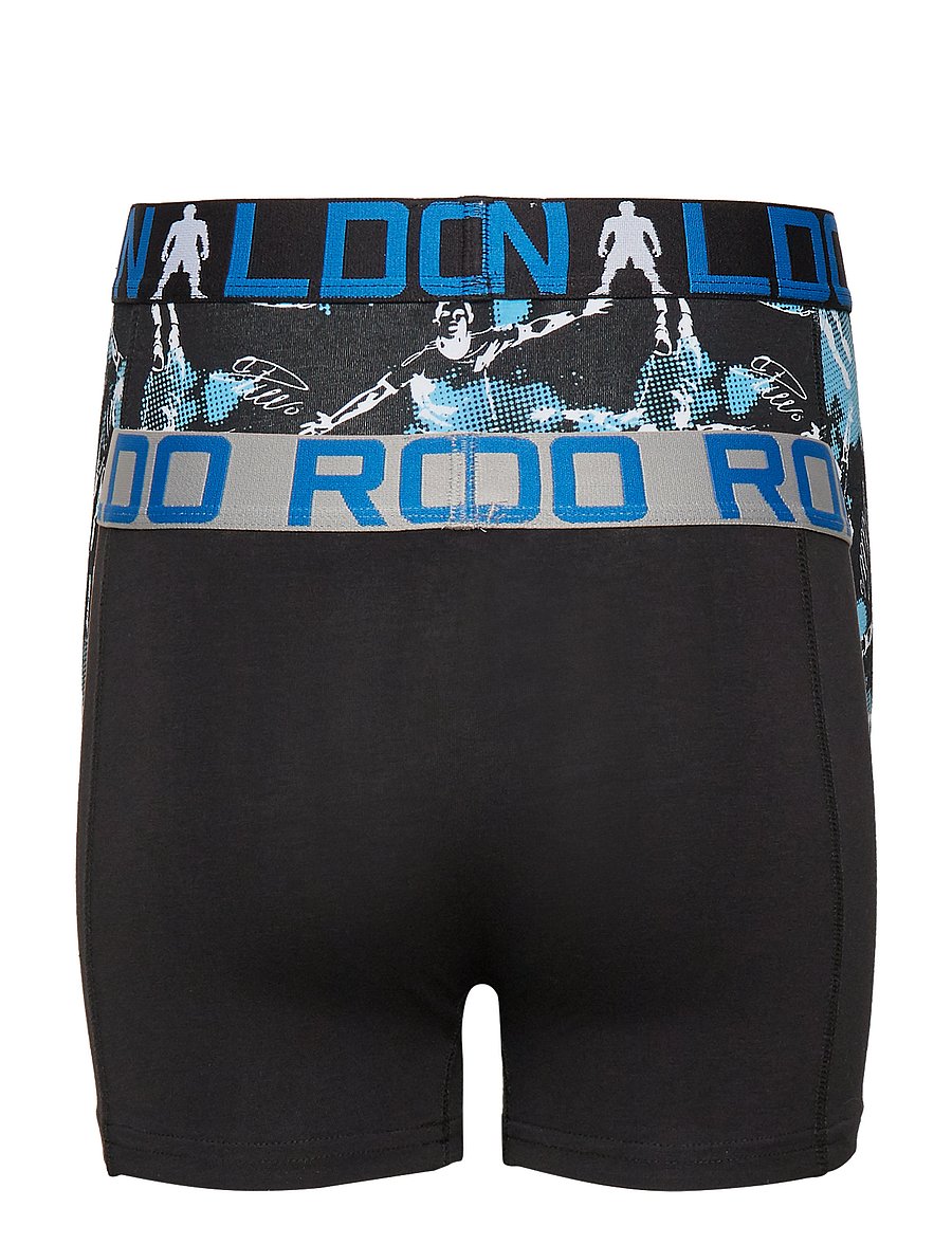 CR7 - CR7 Boys Trunk 2-pack - nærbuxur - black/aop - 4