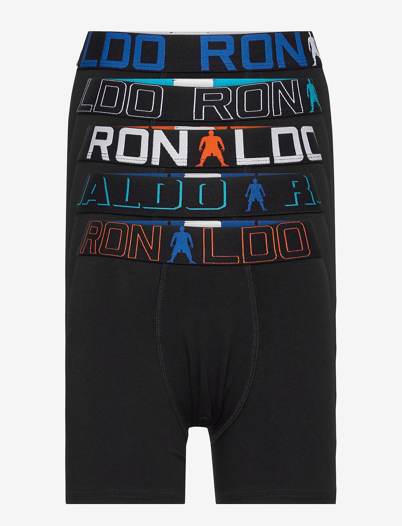 CR7 - CR7 Boy's Trunk 5-pack - unterteile - black - 0