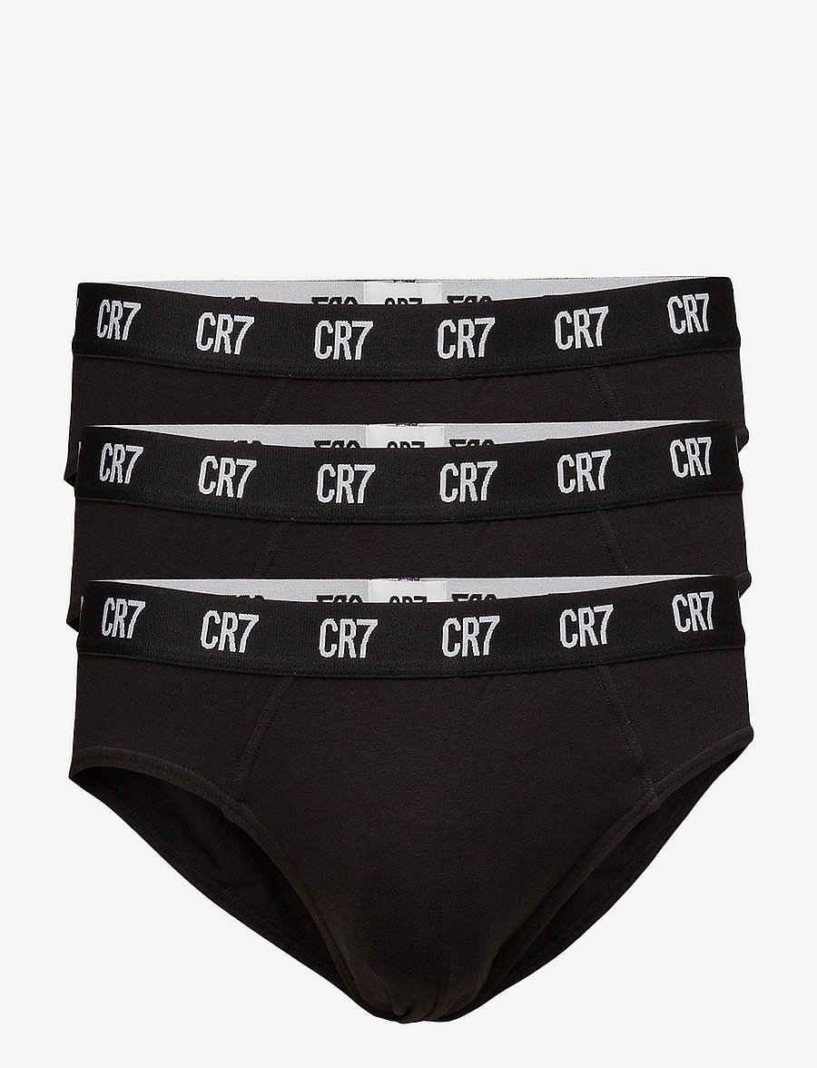 CR7 - CR7 Basic, Brief, 3-pack - unterhosen im multipack - black - 0