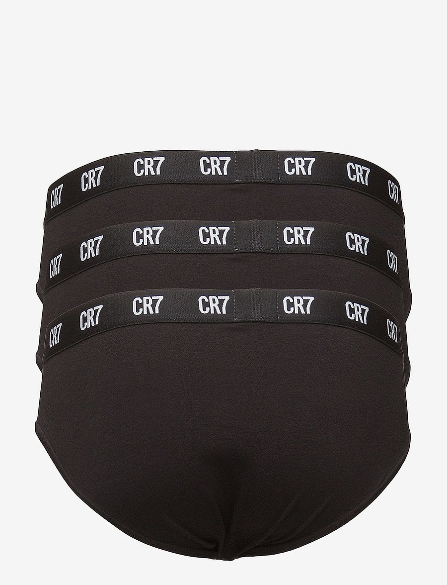 CR7 - CR7 Basic, Brief, 3-pack - unterhosen im multipack - black - 3