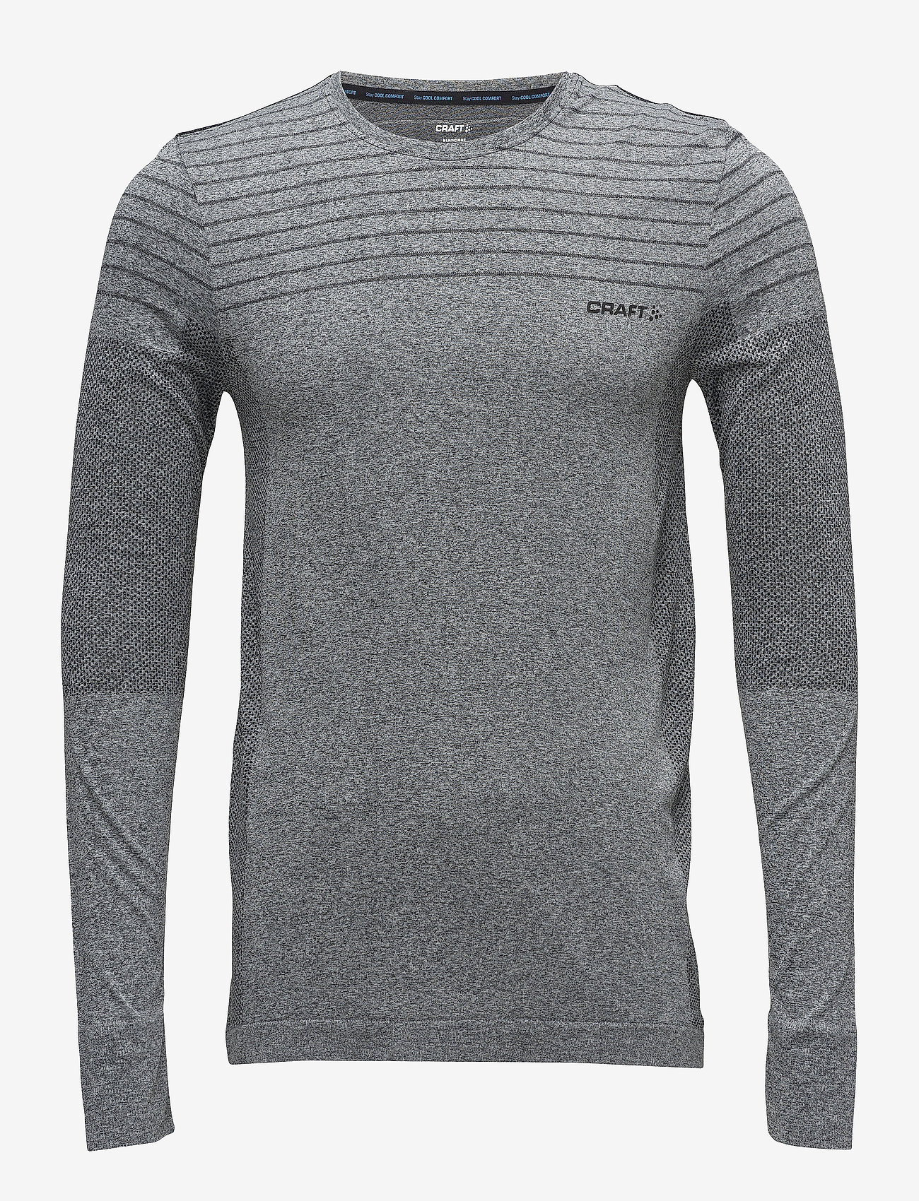 Craft - COOL COMFORT RN LS  - black melange - 0