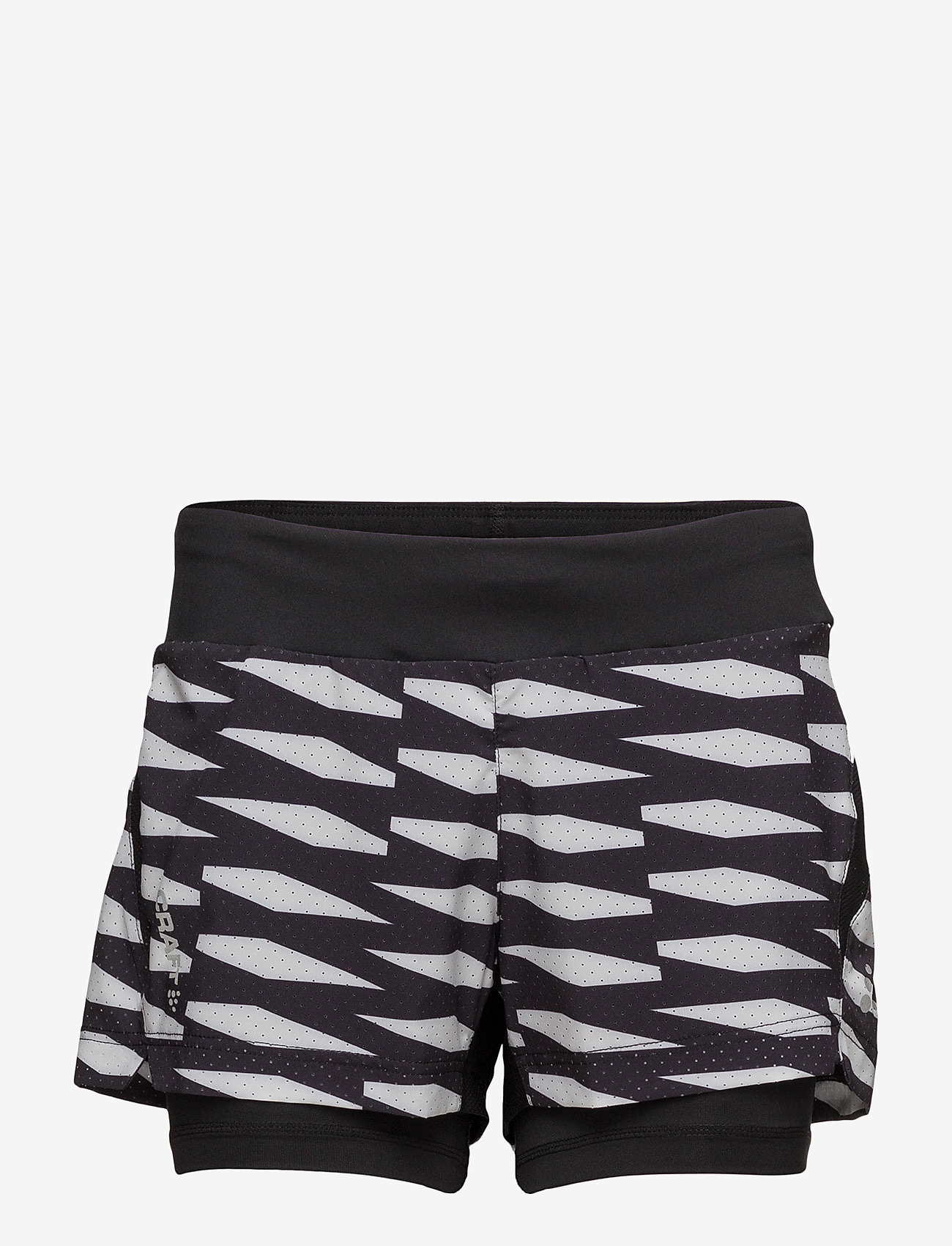 Craft - BREAKAWAY 2-IN-1 SHORTS  - p trellis black - 0