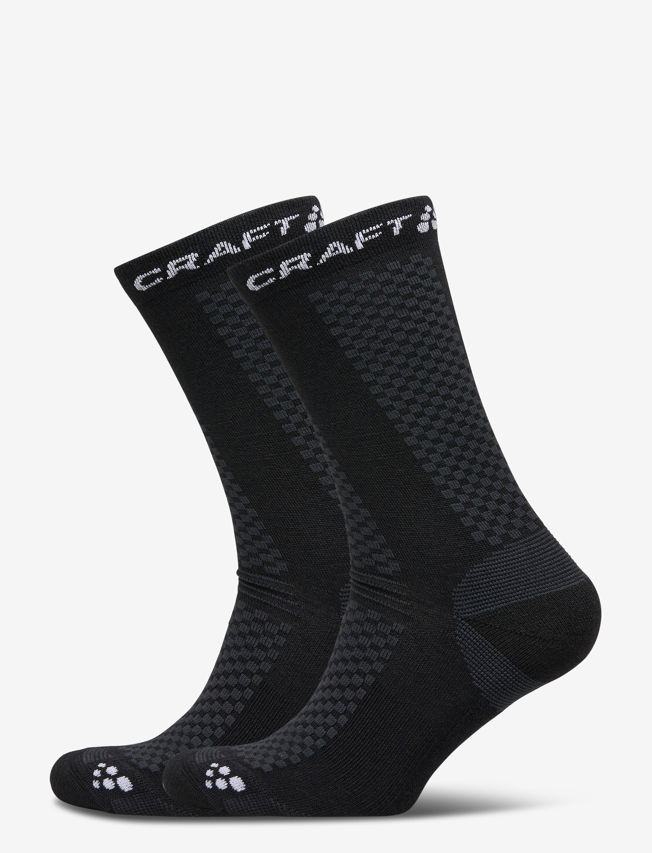Craft Wool Warm Mid 2-Pack Sock, 34-36, Black, Sokker > Almindelige Sokker, Dame