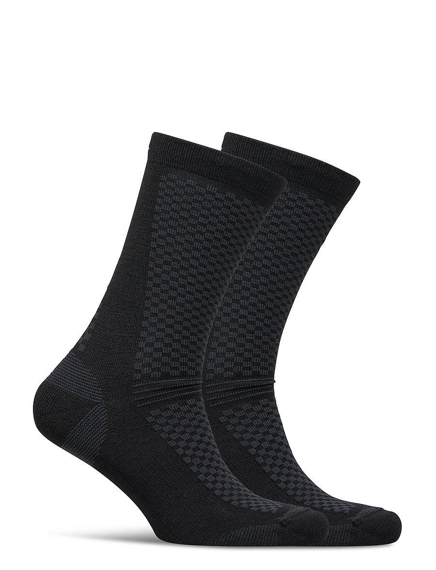 Craft - WARM MID 2-PACK SOCK - strümpfe - black/white - 1